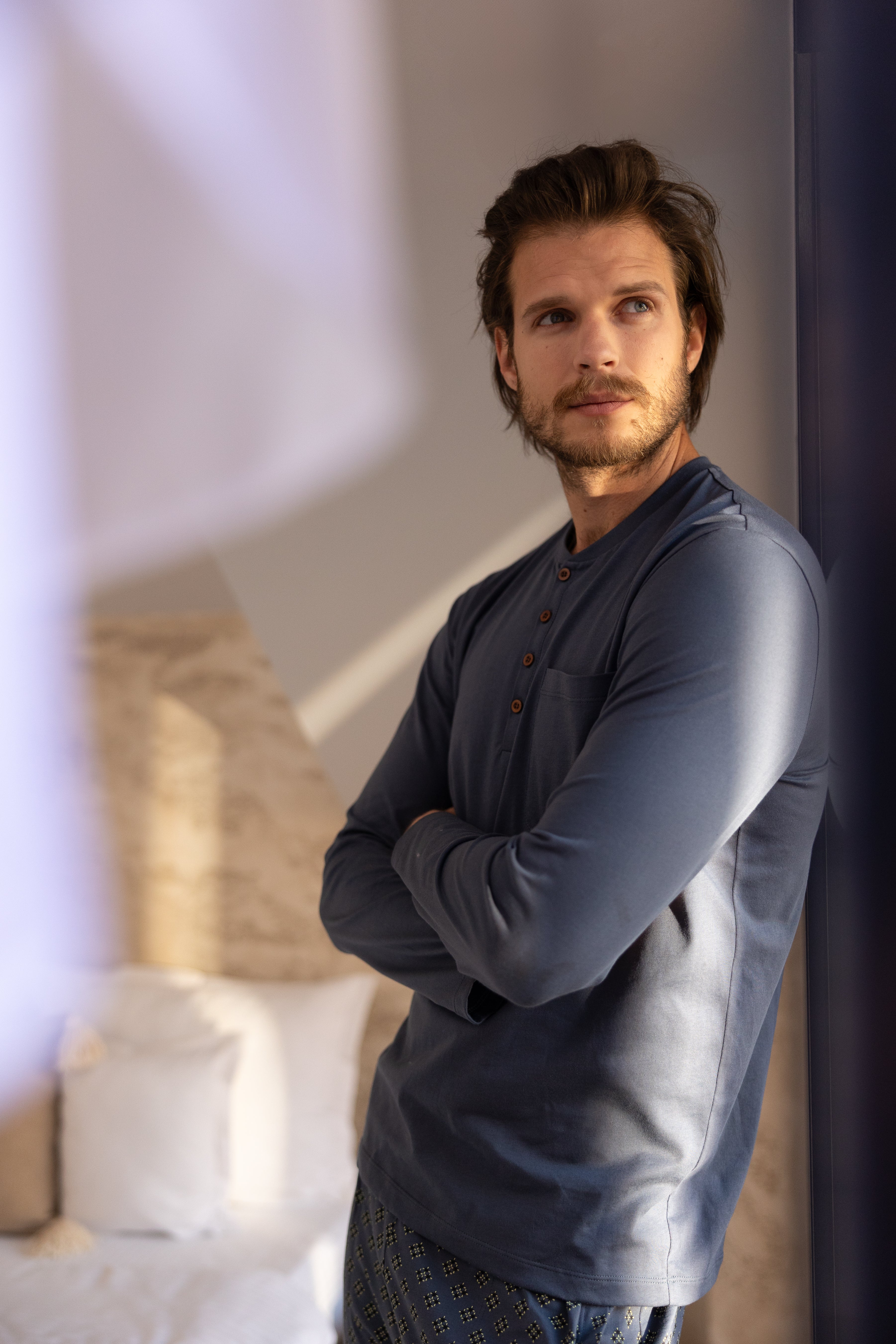 Pijama Bărbați Arlo Bumbac TWIN