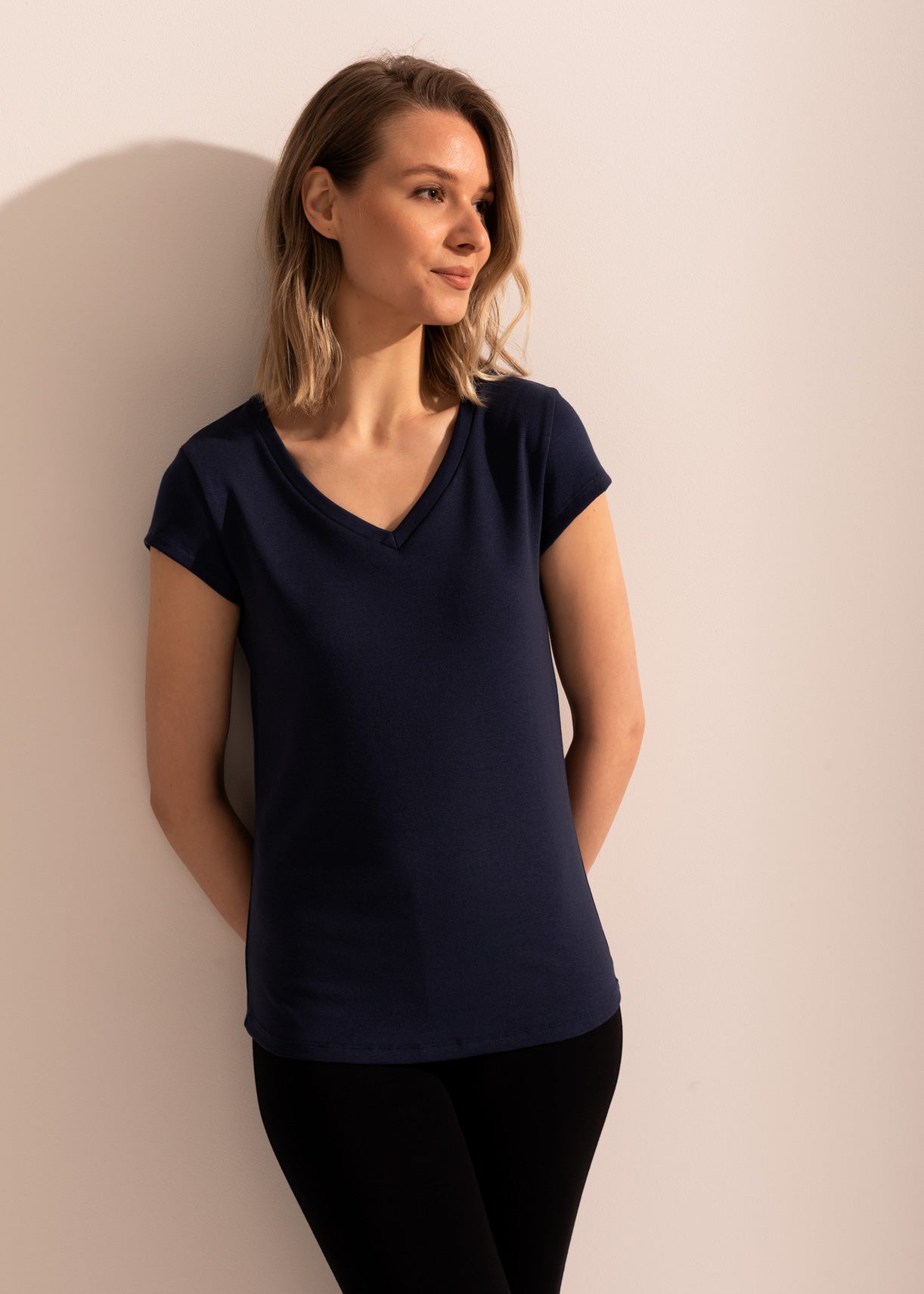 Bluză Damă Stretch Rib Bumbac