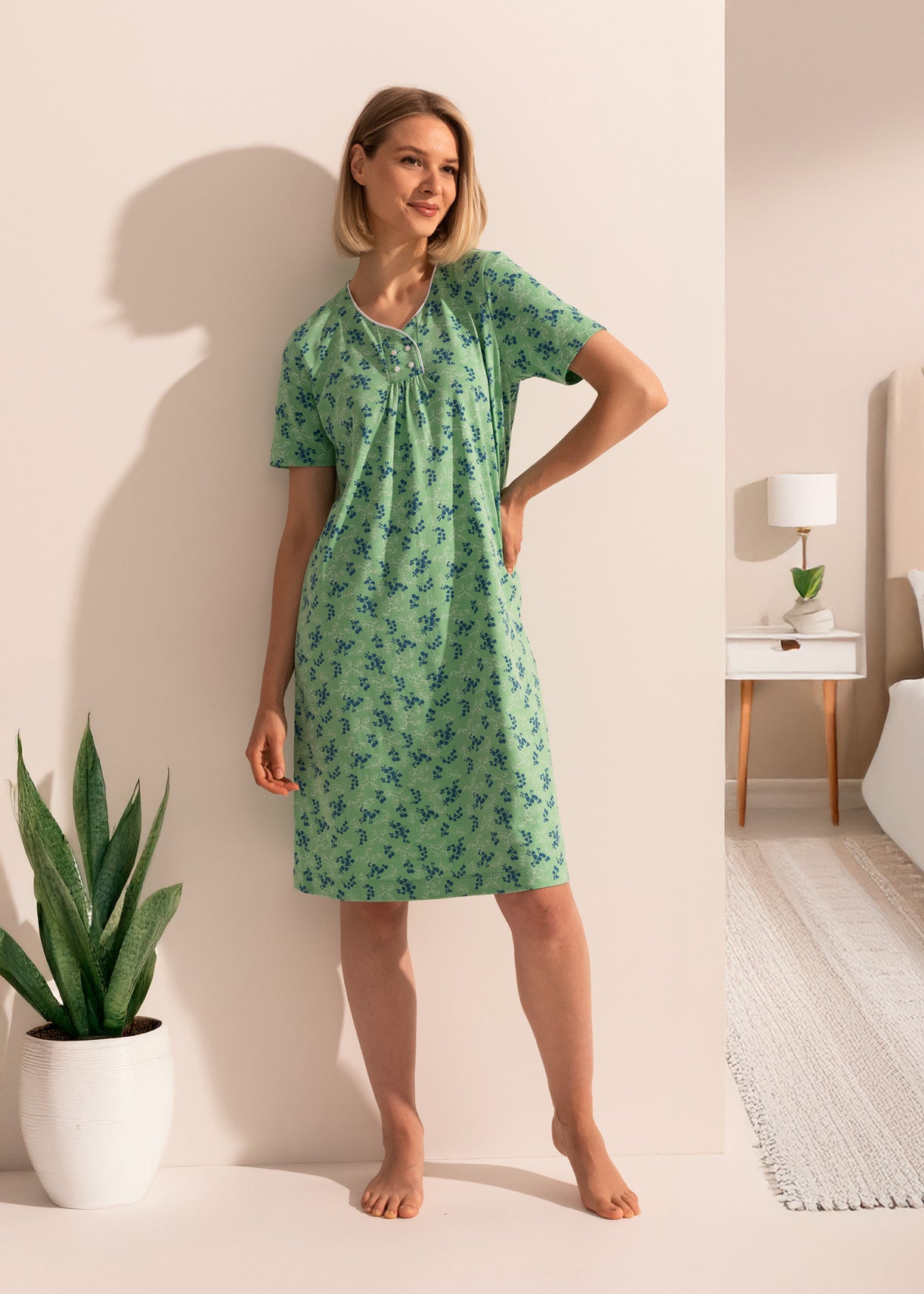 Cămașă Noapte Malena Bumbac TWIN