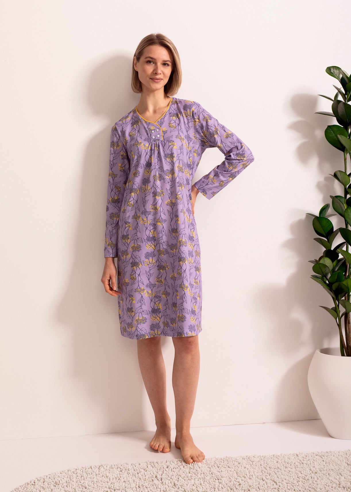 Cămașă Noapte Malena Bumbac TWIN