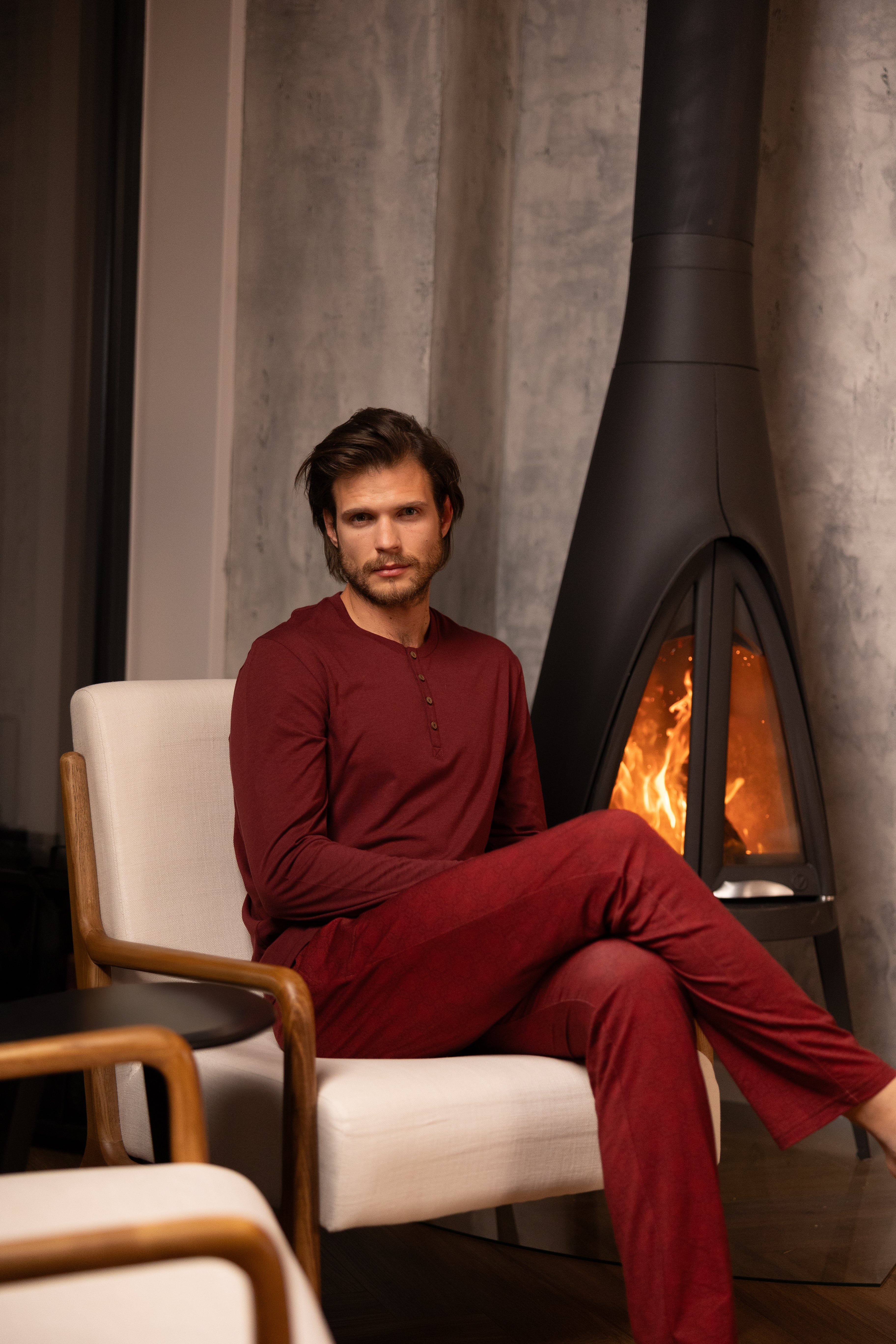 Pijama Bărbați Derek Bambus