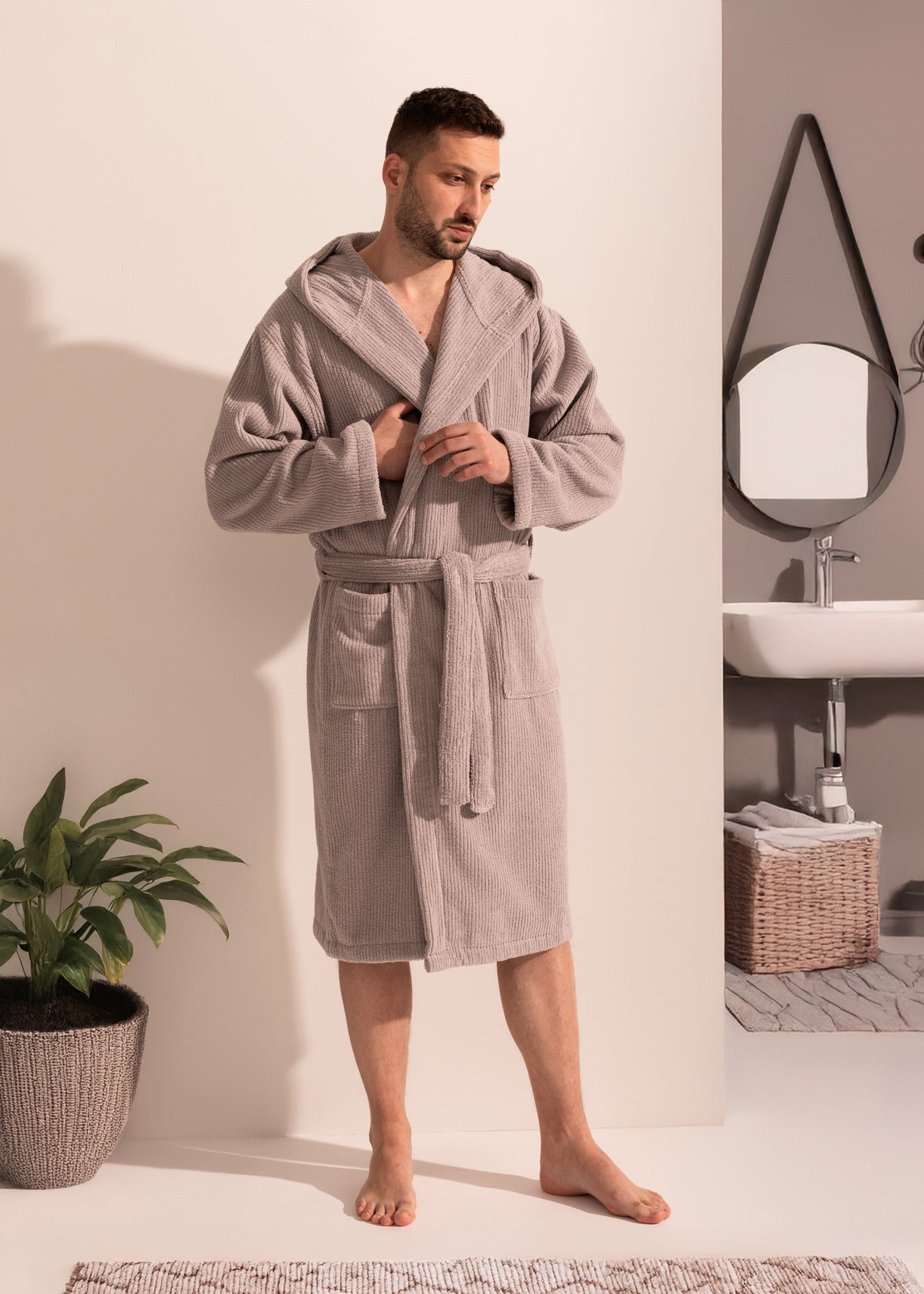 Halat De Baie Bărbați Bumbac Zento