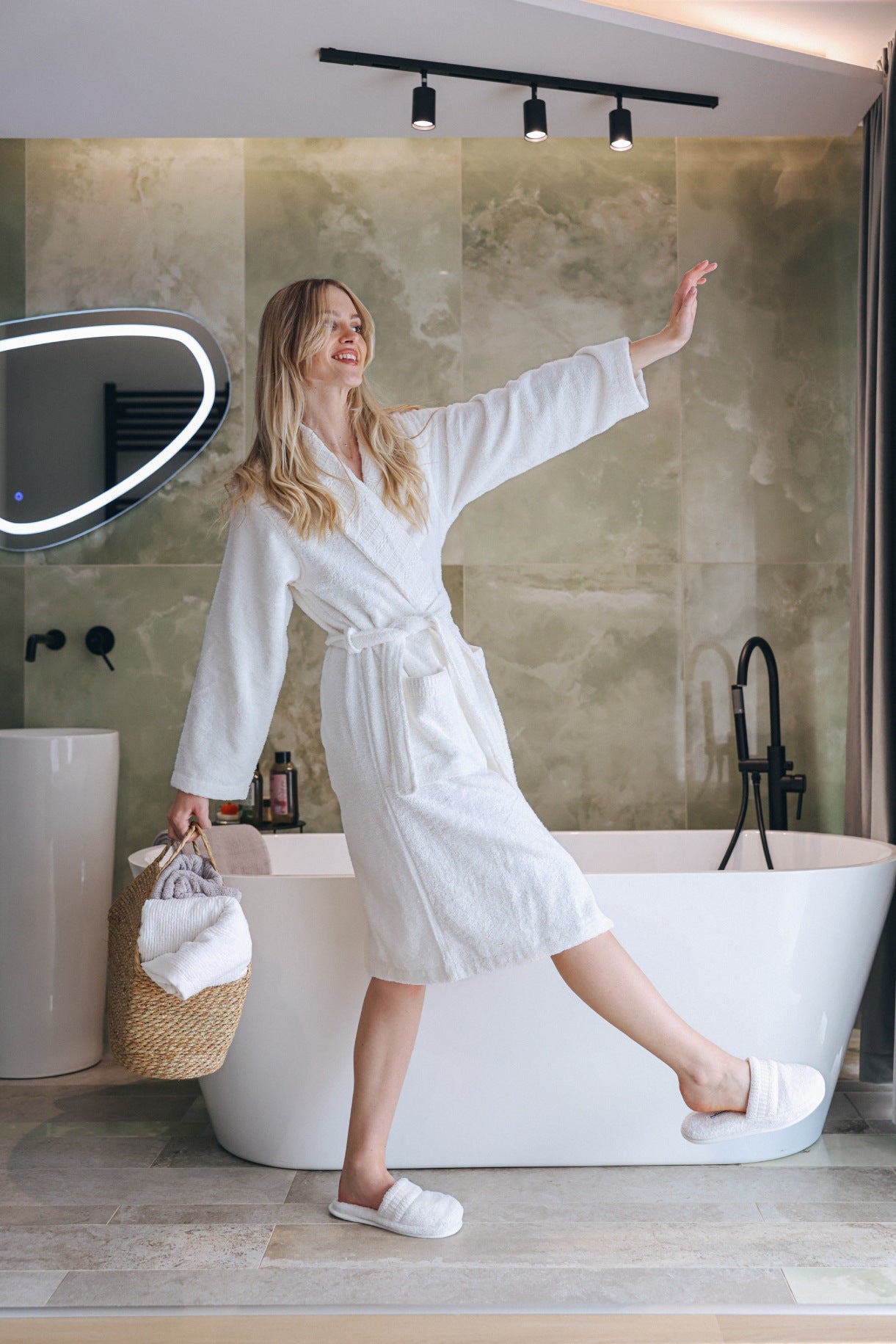 Halat De Baie Damă Bumbac Orelia