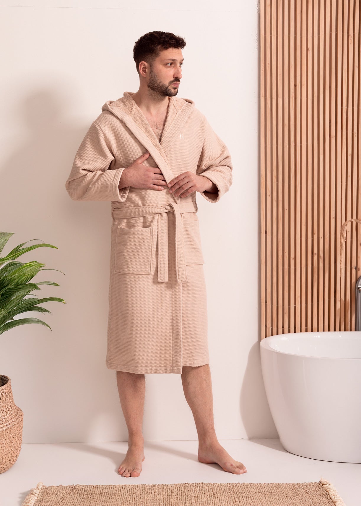 Halat De Baie Unisex Bumbac Hamari