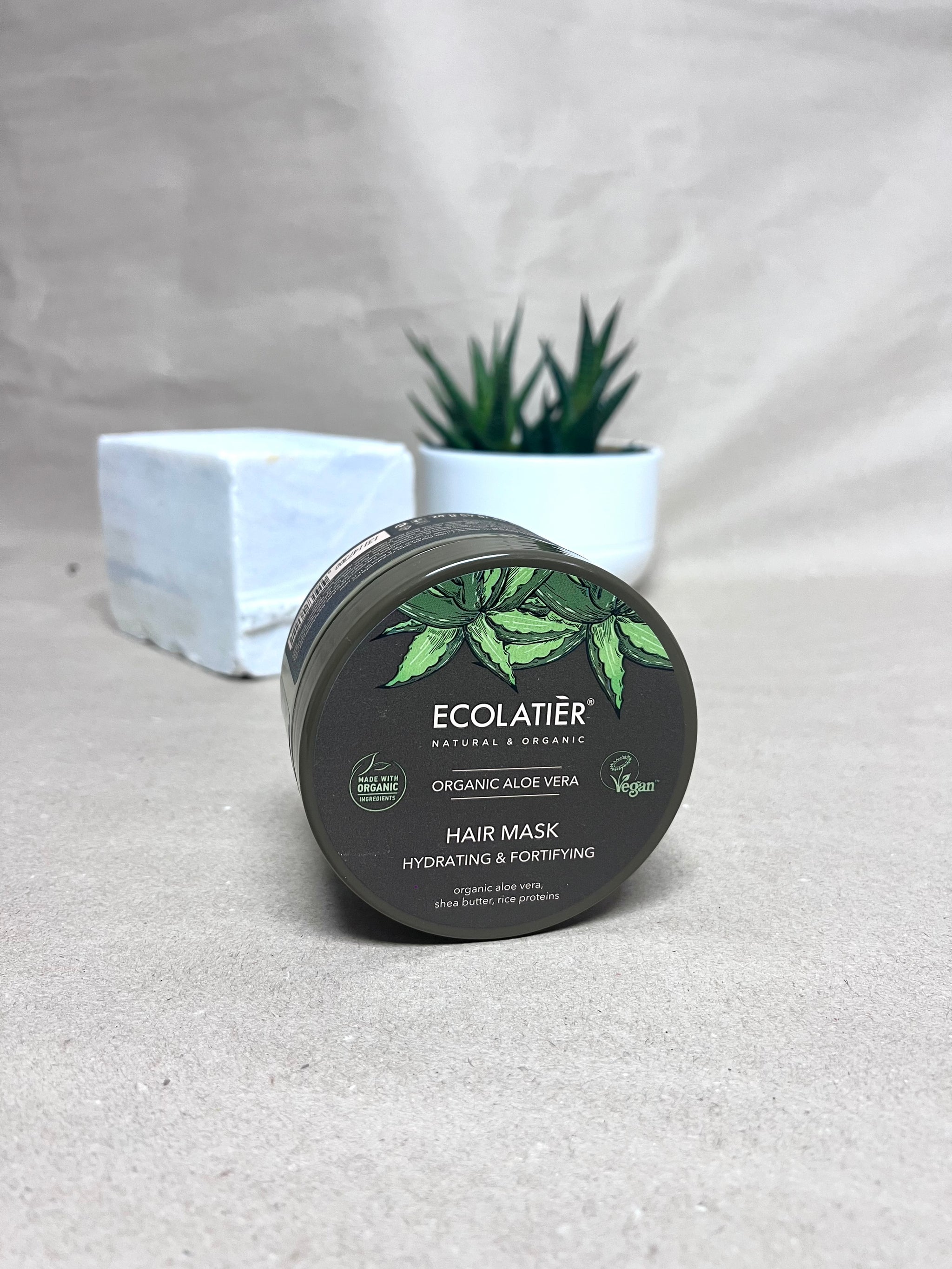 Mască de păr cu aloe vera Ecolatier