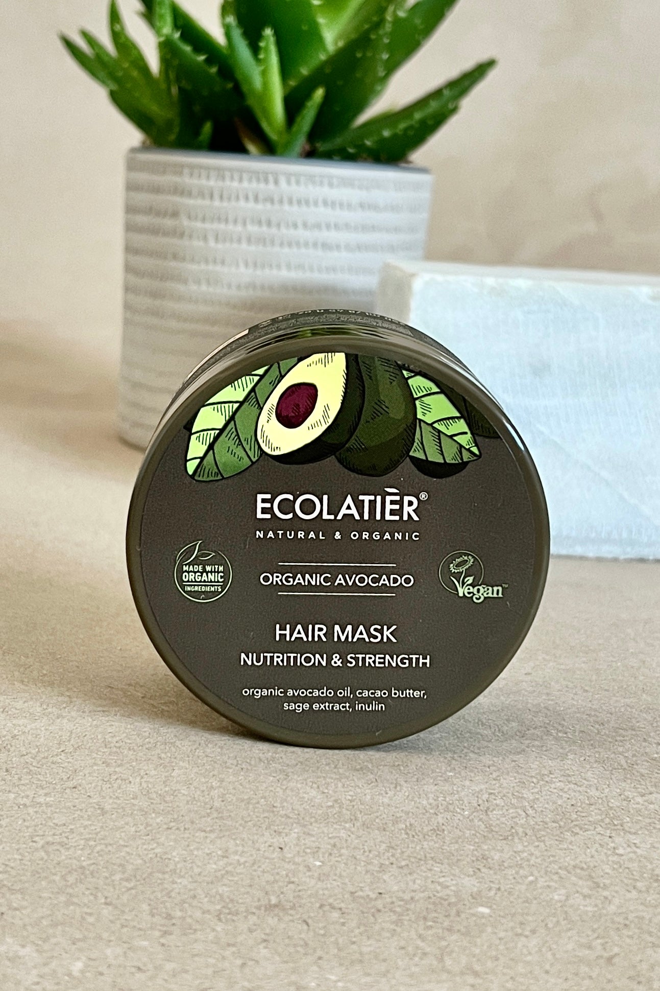 Mască de păr cu avocado