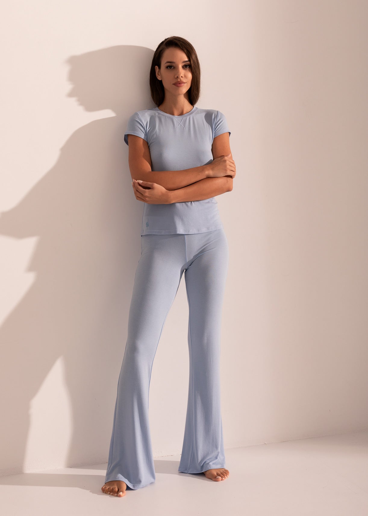 Pantalon Evazat Damă Olympus Modal