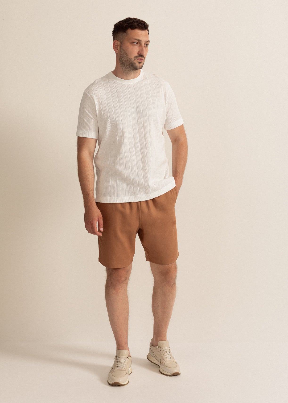 Pantaloni Bărbați Cool Flax In/Viscoză