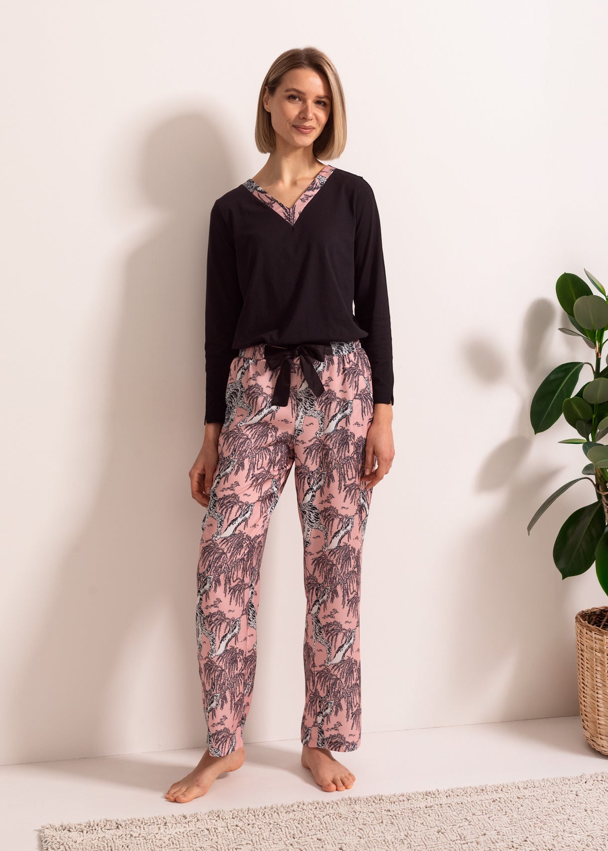 Pantaloni Damă Beatrice Tora Satin