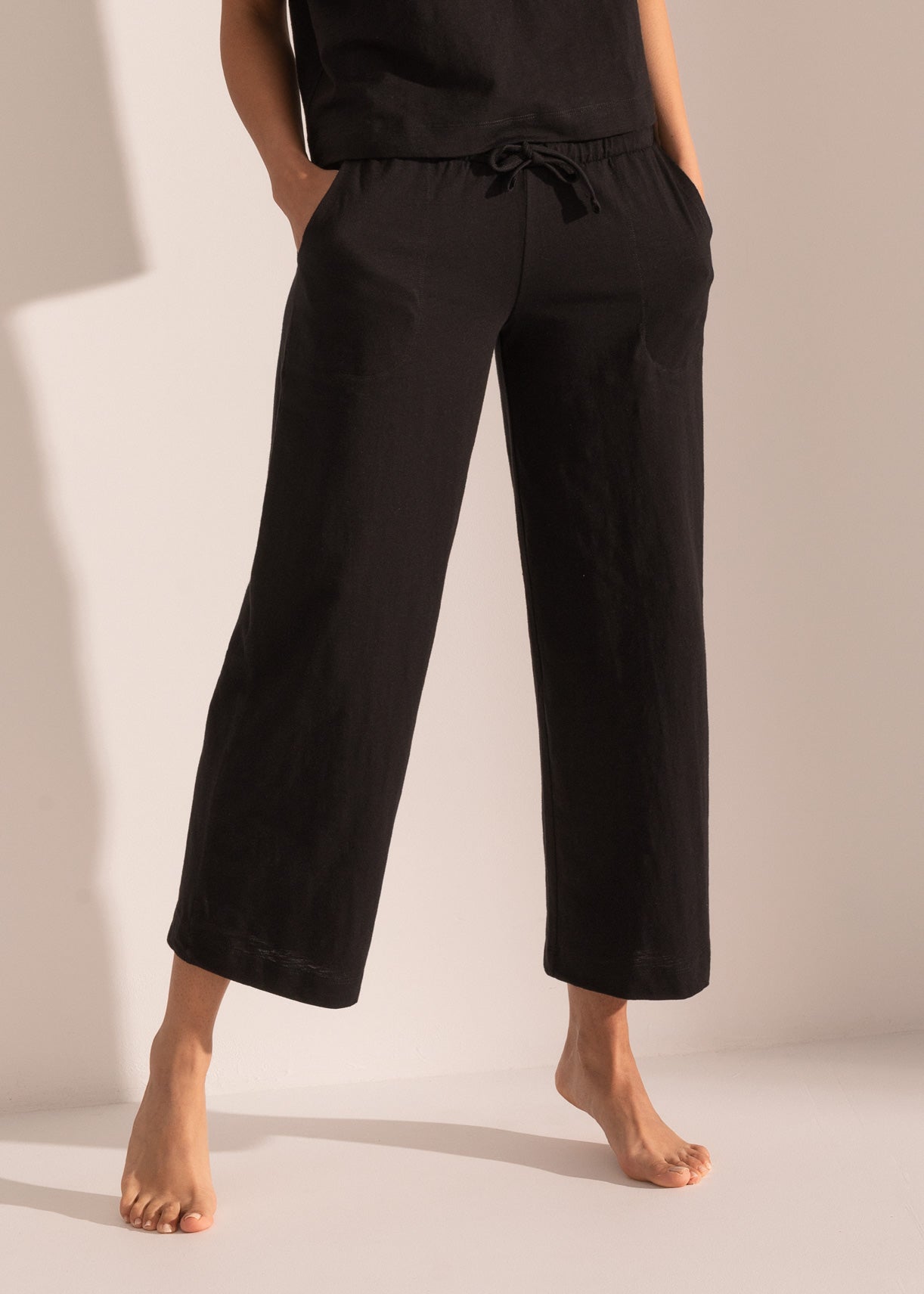 Pantaloni damă Texture Bumbac