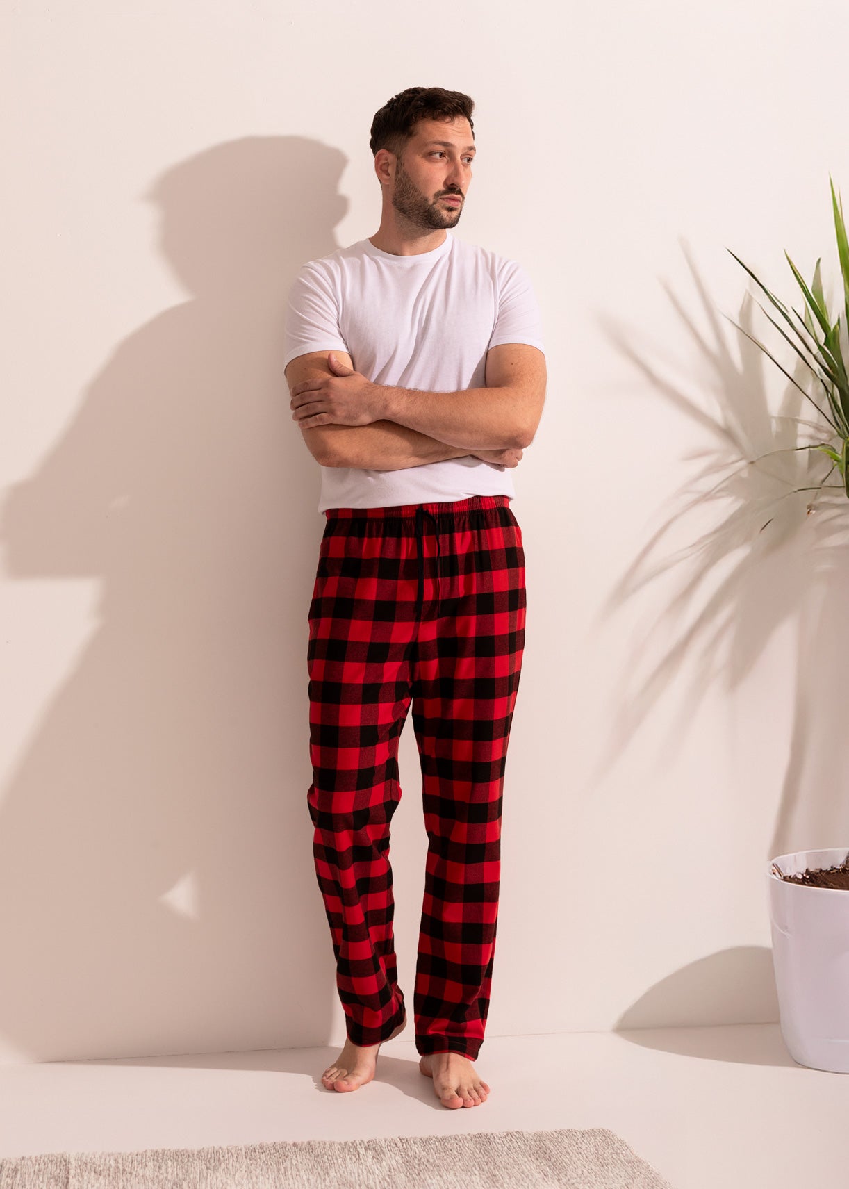 Pantaloni Pijama Bărbați Victor Bumbac