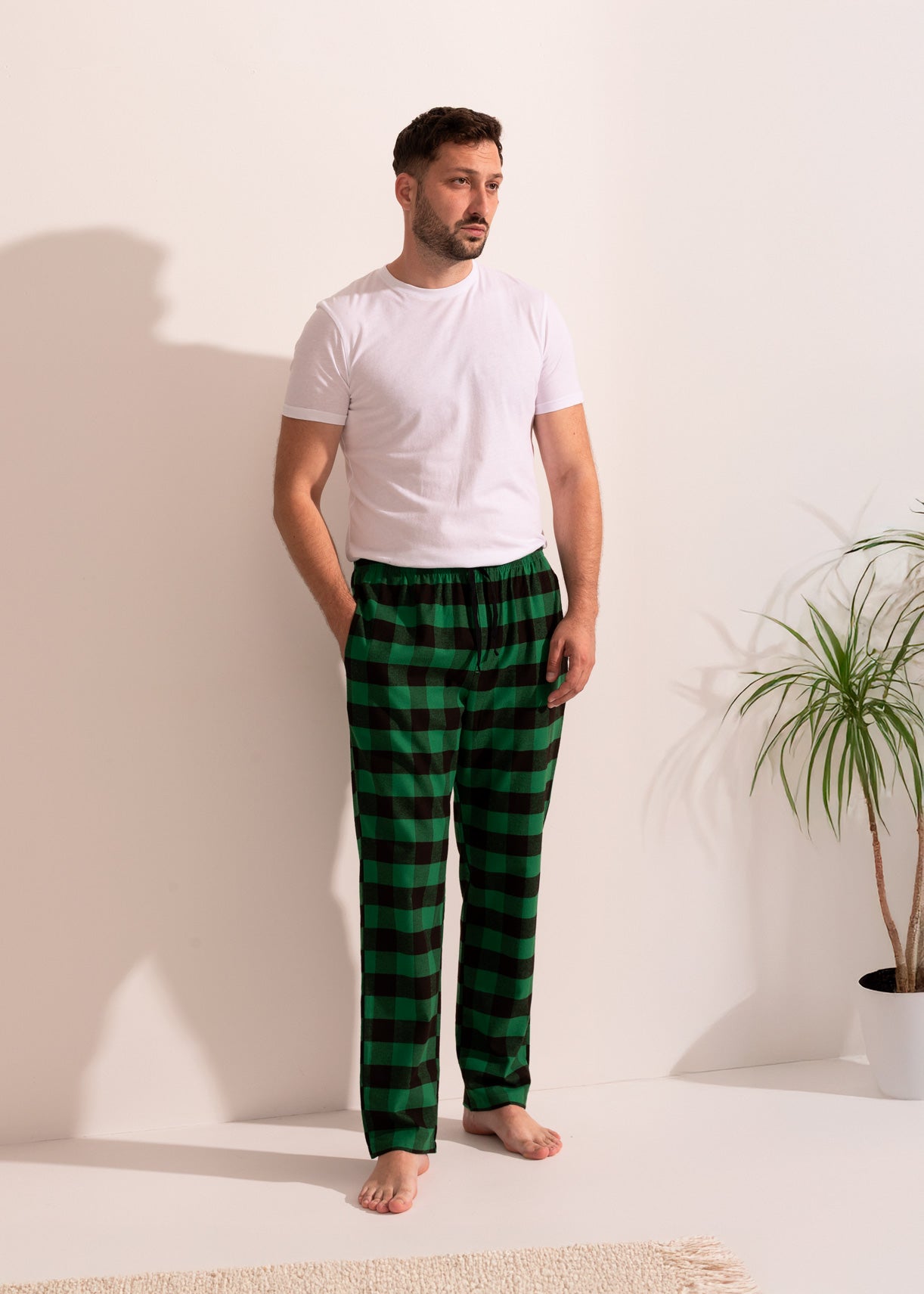 Pantaloni Pijama Bărbați Victor Bumbac