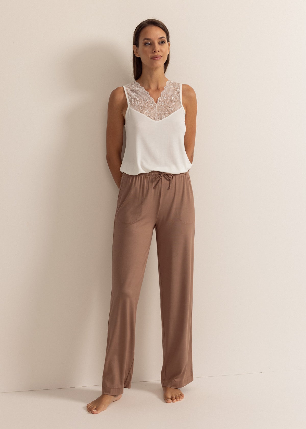 Pantaloni Pijama Damă Cameron Micromodal