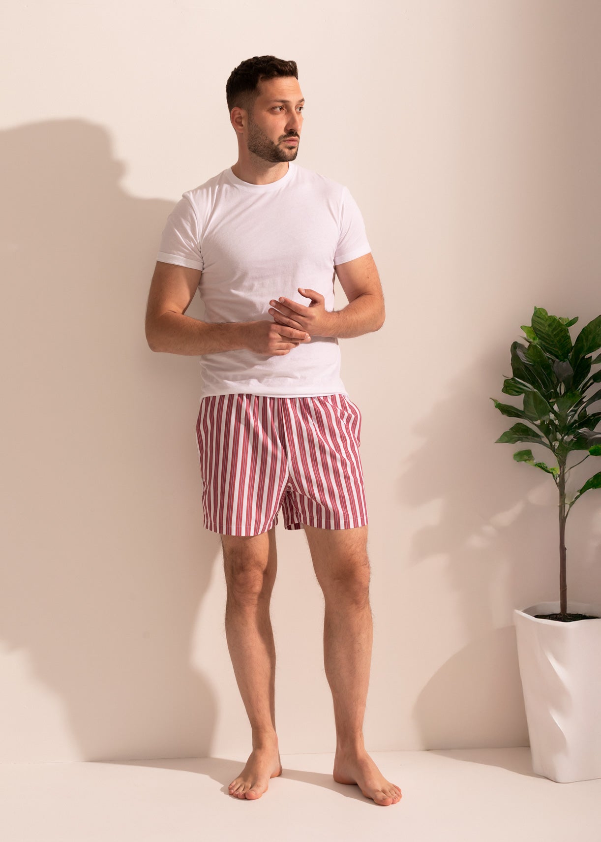 Pantaloni Scurți Bărbați Victor Bumbac