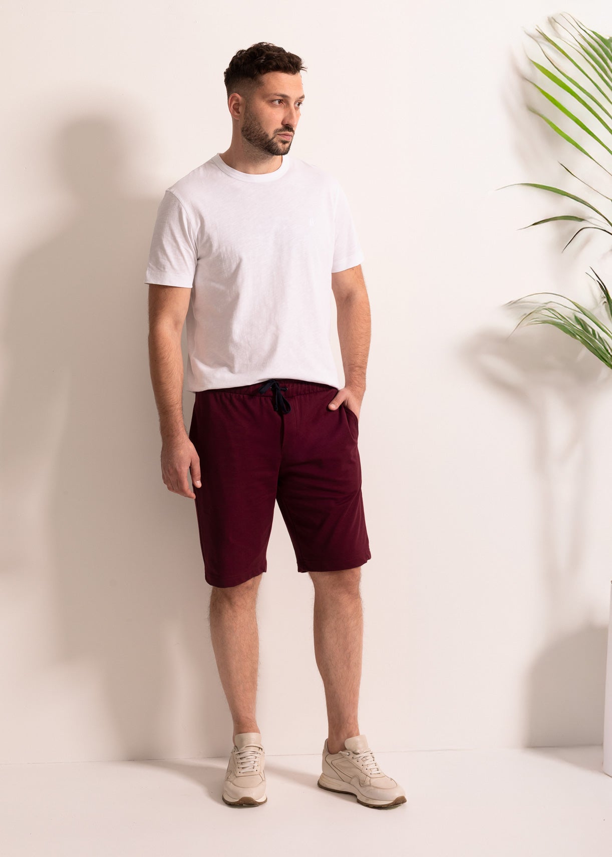 Pantaloni Scurți Bărbați Victor Bumbac