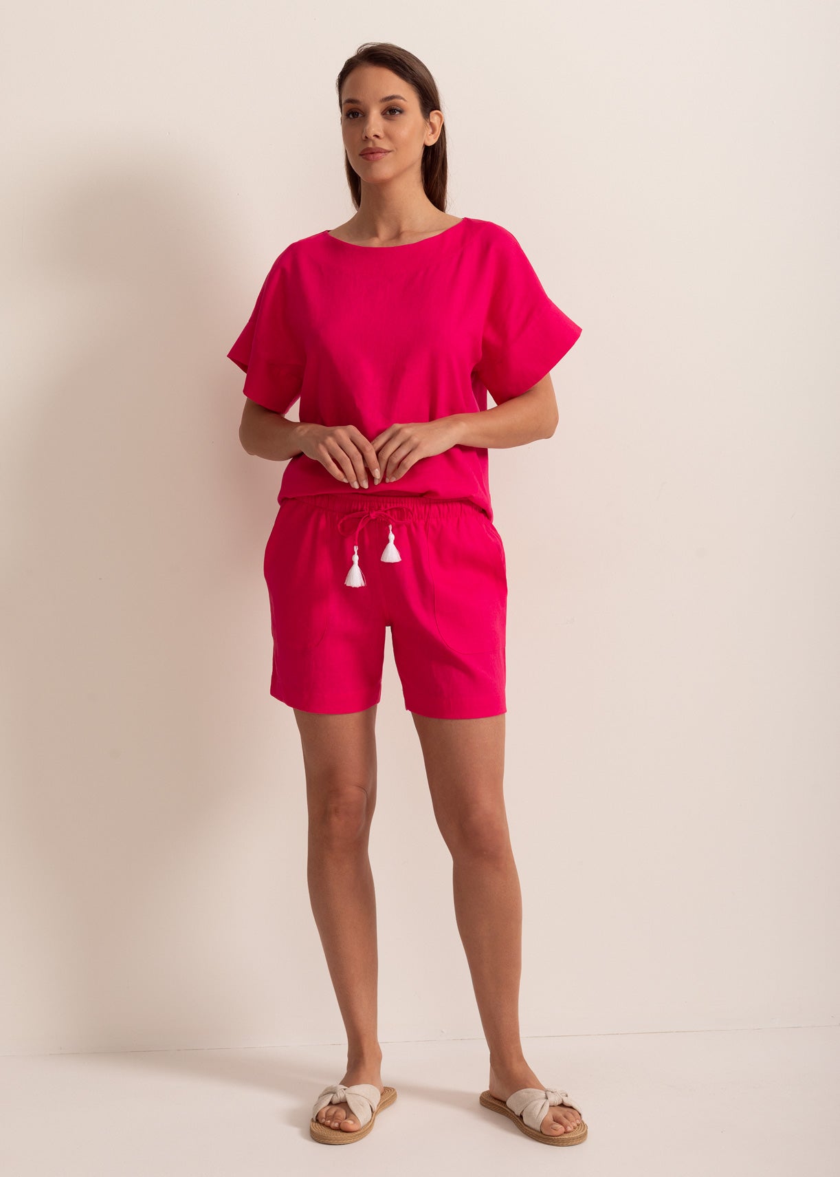 Pantaloni scurți damă Cool Flax In