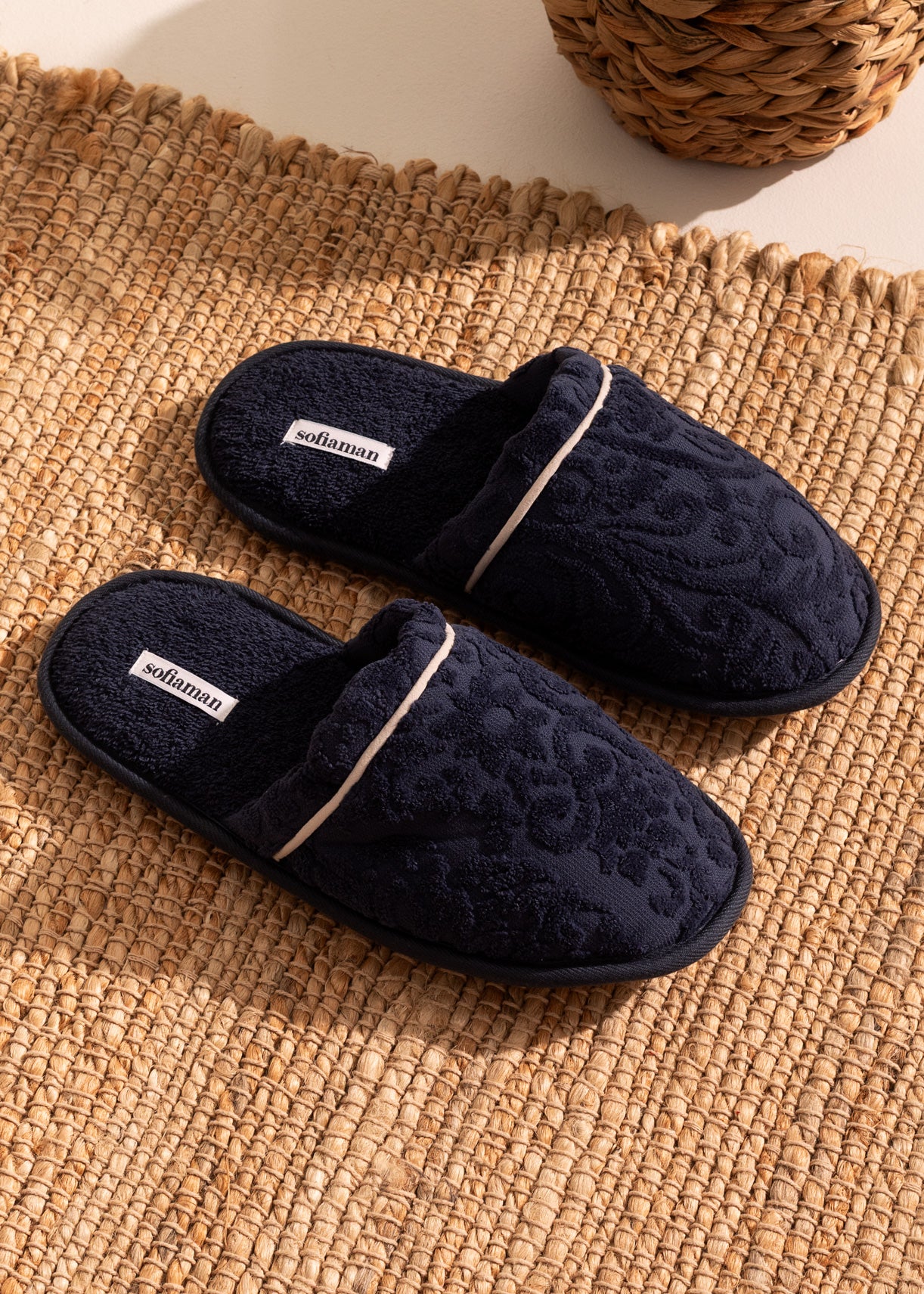 Papuci Bărbați Casă/Baie Bumbac BELFORT