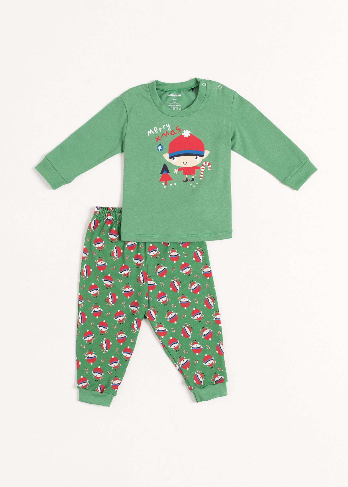 Pijama Baby Crăciun Elf