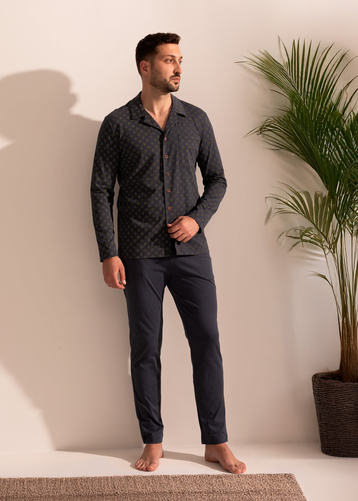 Pijama Bărbați Arlo Bumbac TWIN