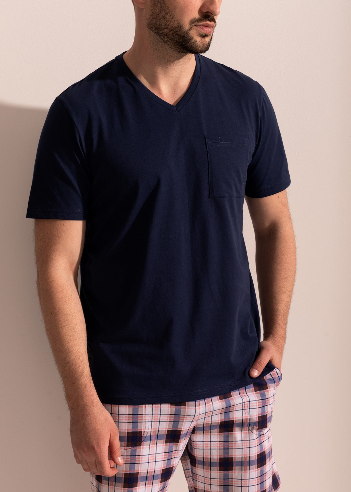 Pijama Bărbați Tartan TWIN