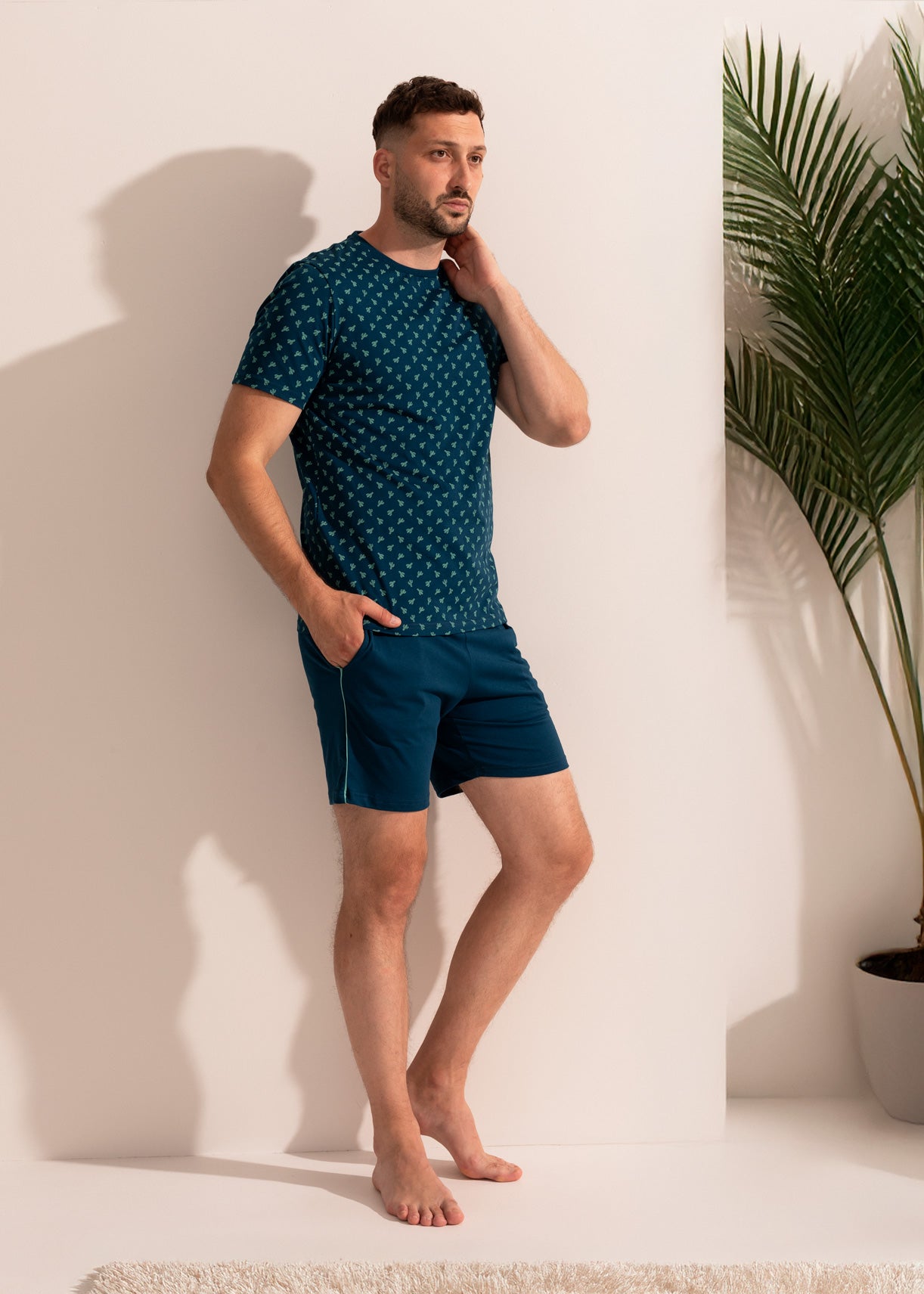 Pijama Bărbați Abel Bumbac TWIN