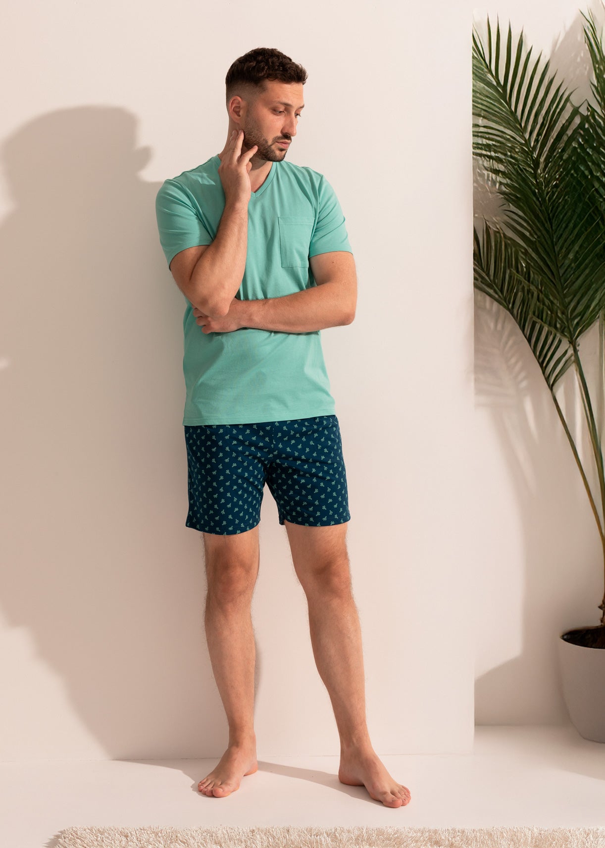 Pijama Bărbați Abel Bumbac TWIN