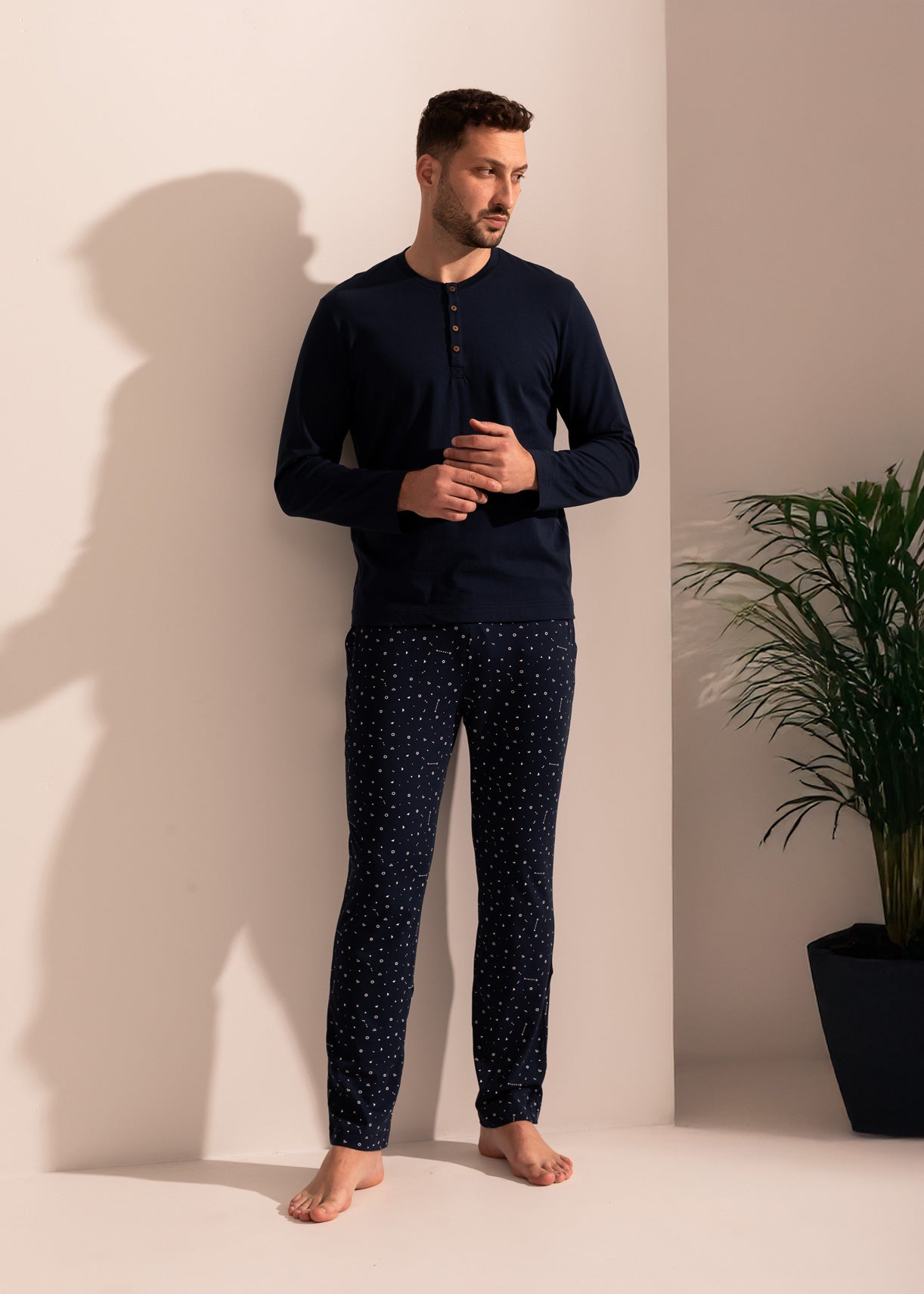 Pijama Bărbați Abel Bumbac TWIN