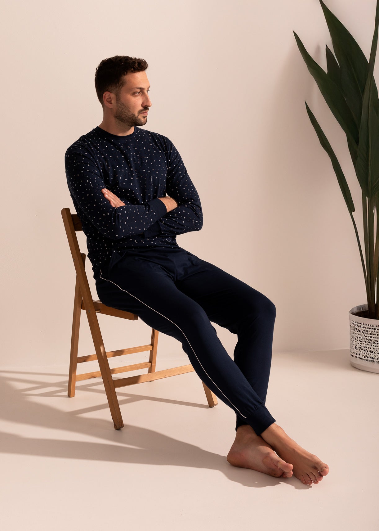 Pijama Bărbați Abel Bumbac TWIN