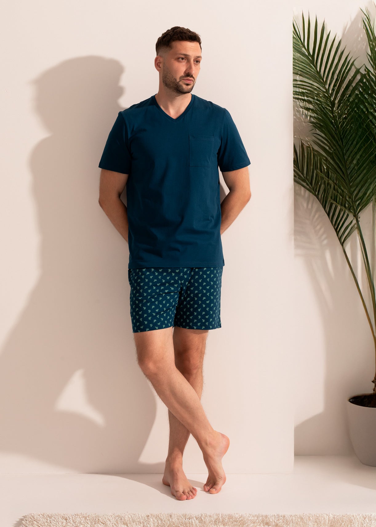 Pijama Bărbați Abel Bumbac TWIN