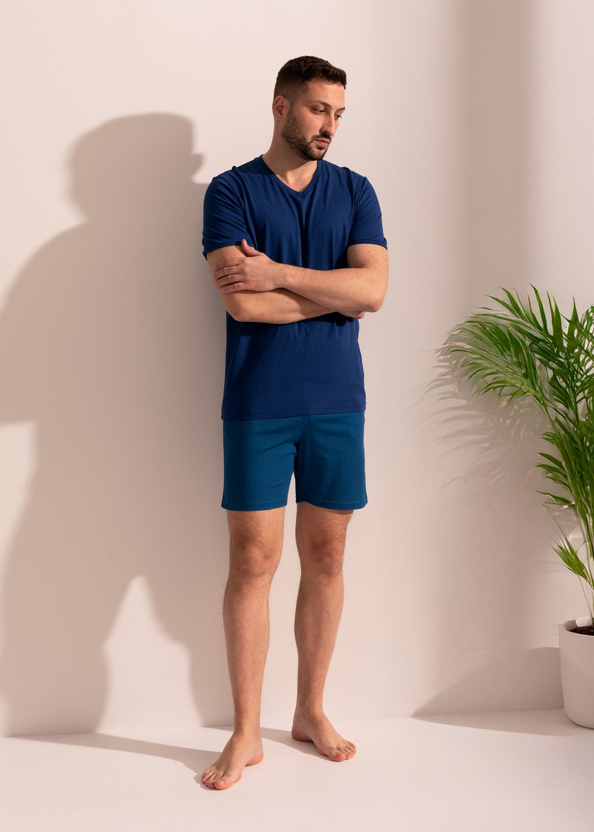 Pijama Bărbați Derek Bambus