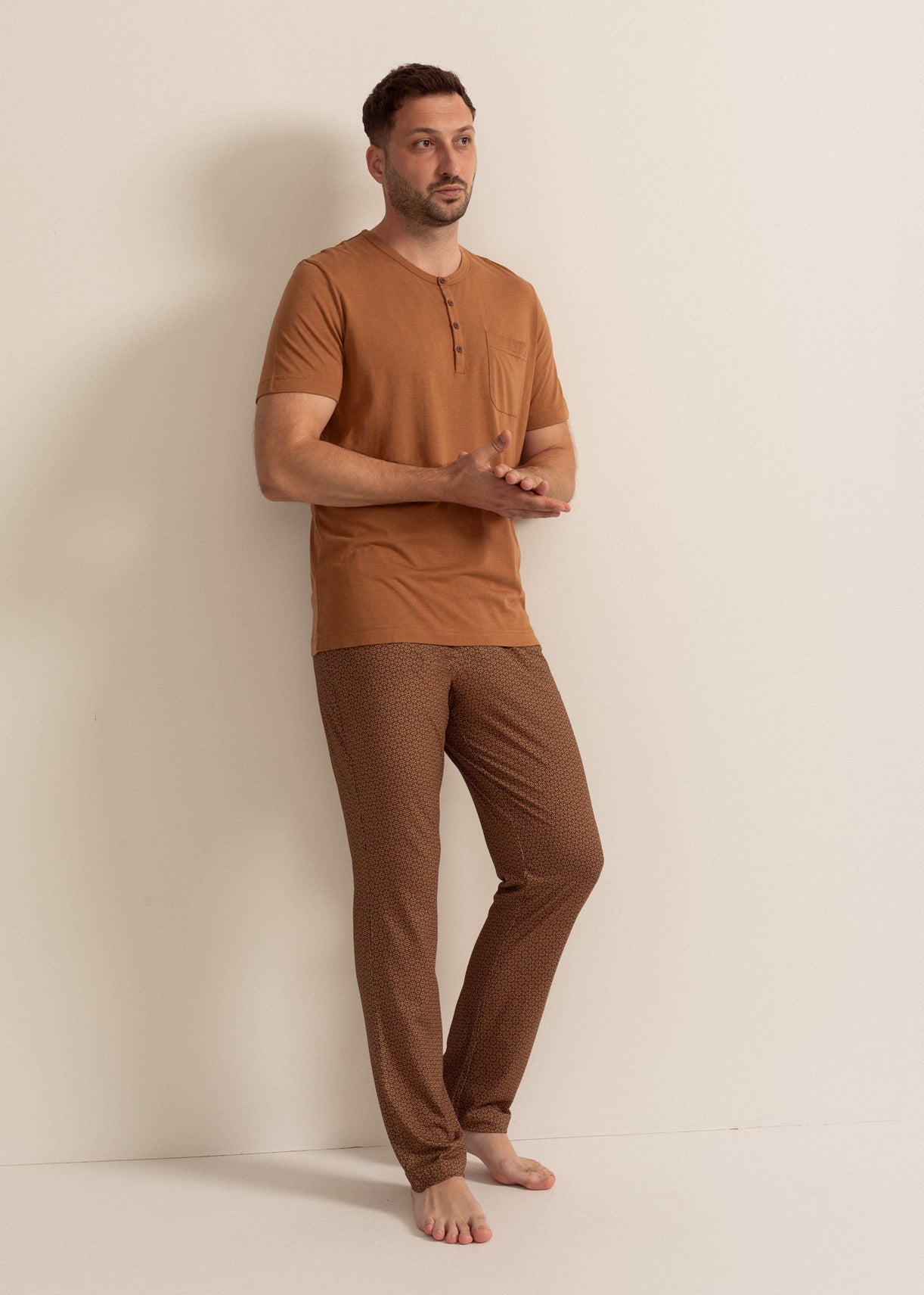 Pijama Bărbați Derek Bambus