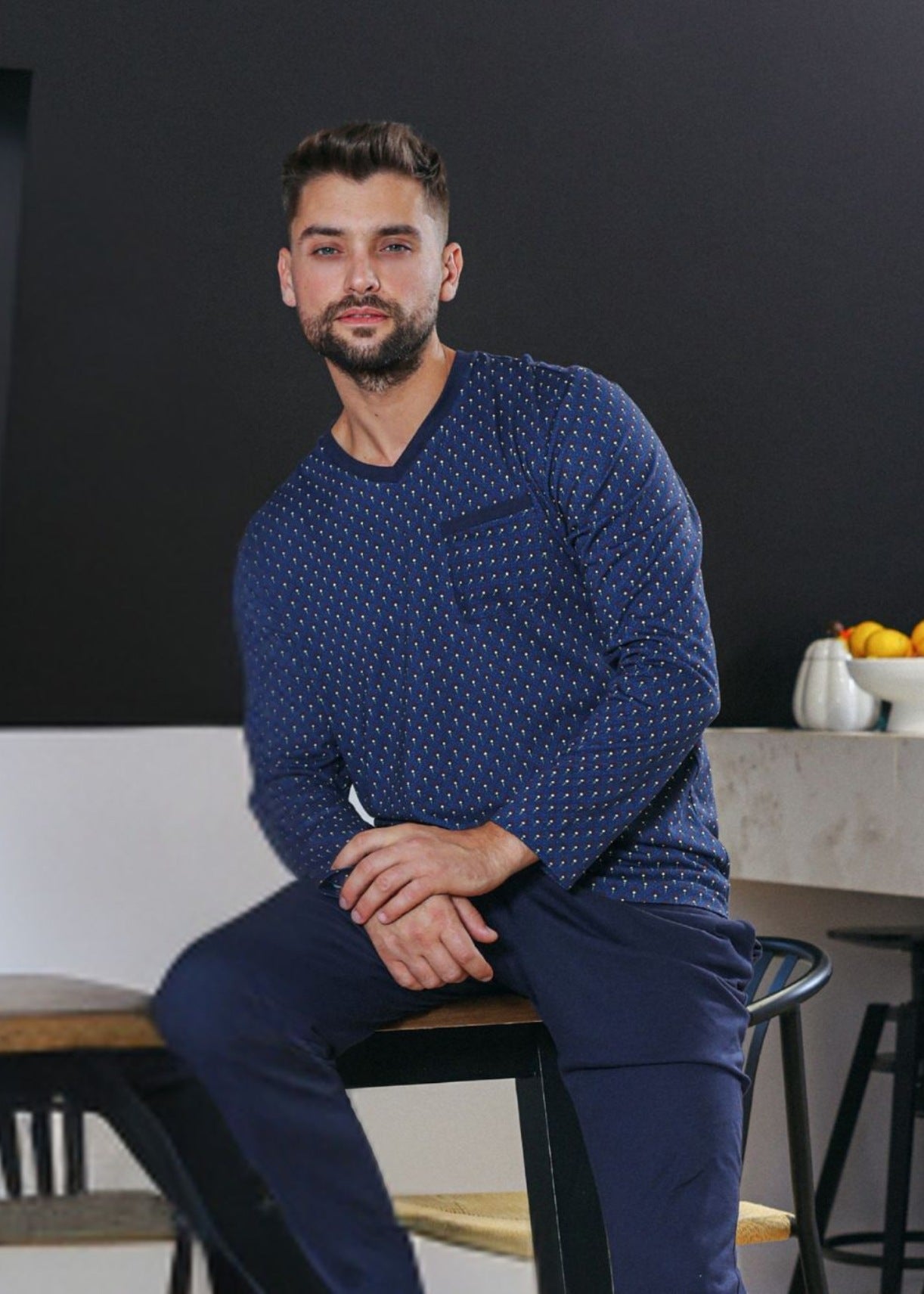 Pijama Bărbați Derek Bambus