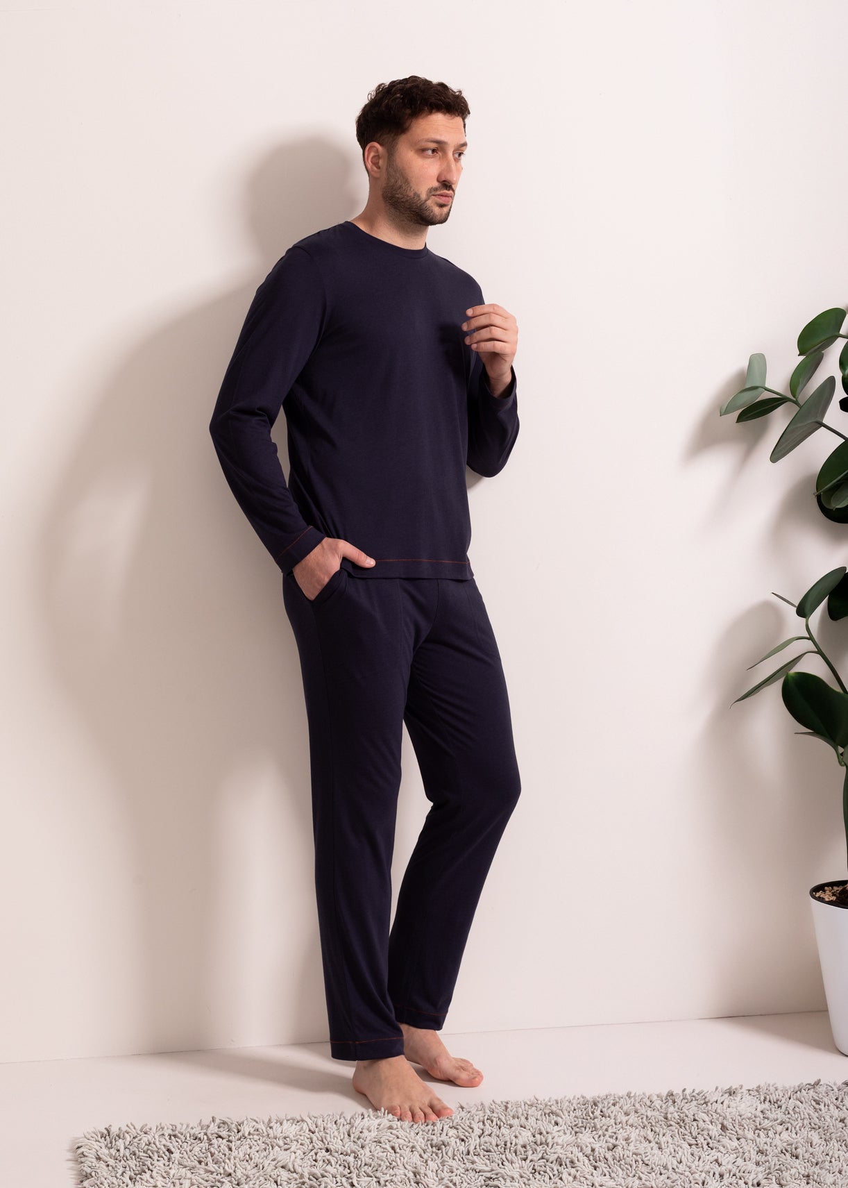 Pijama Bărbați Johnny Bambus