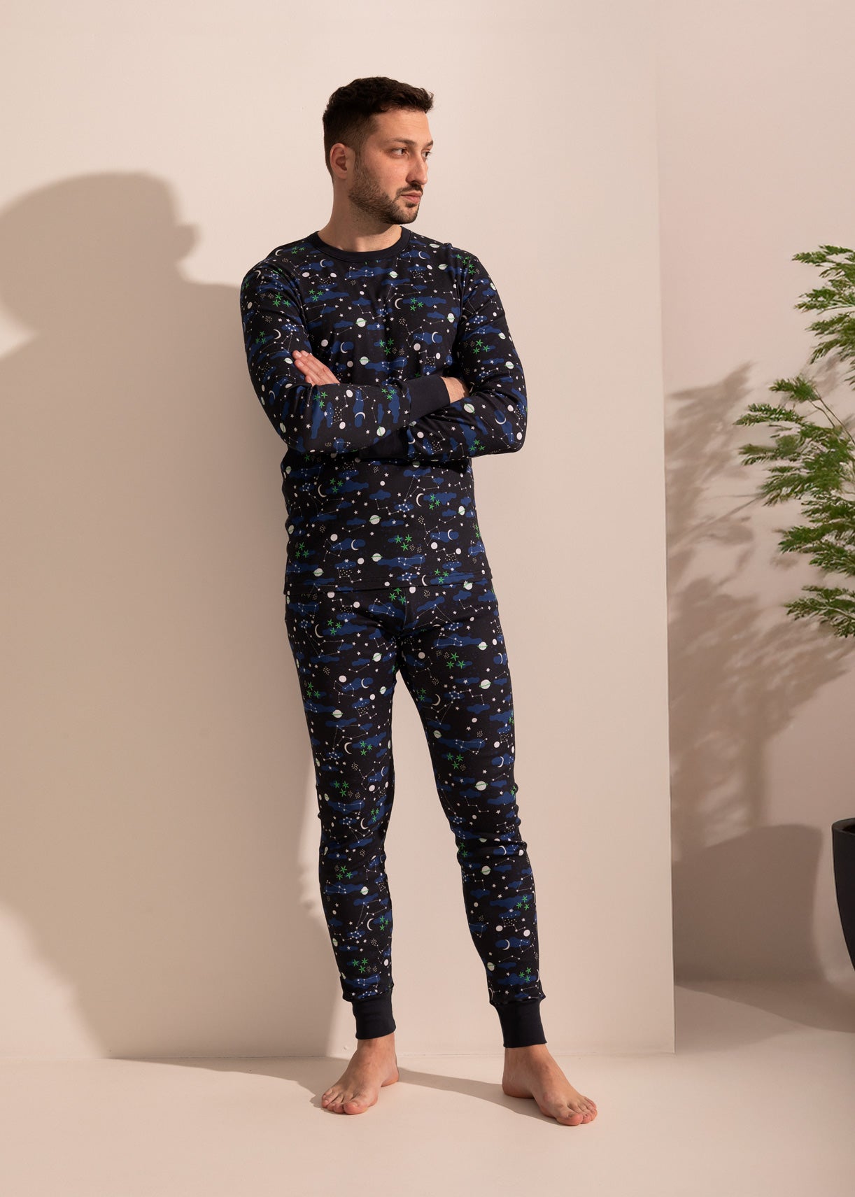 Pijama Bumbac Bărbați Galaxy