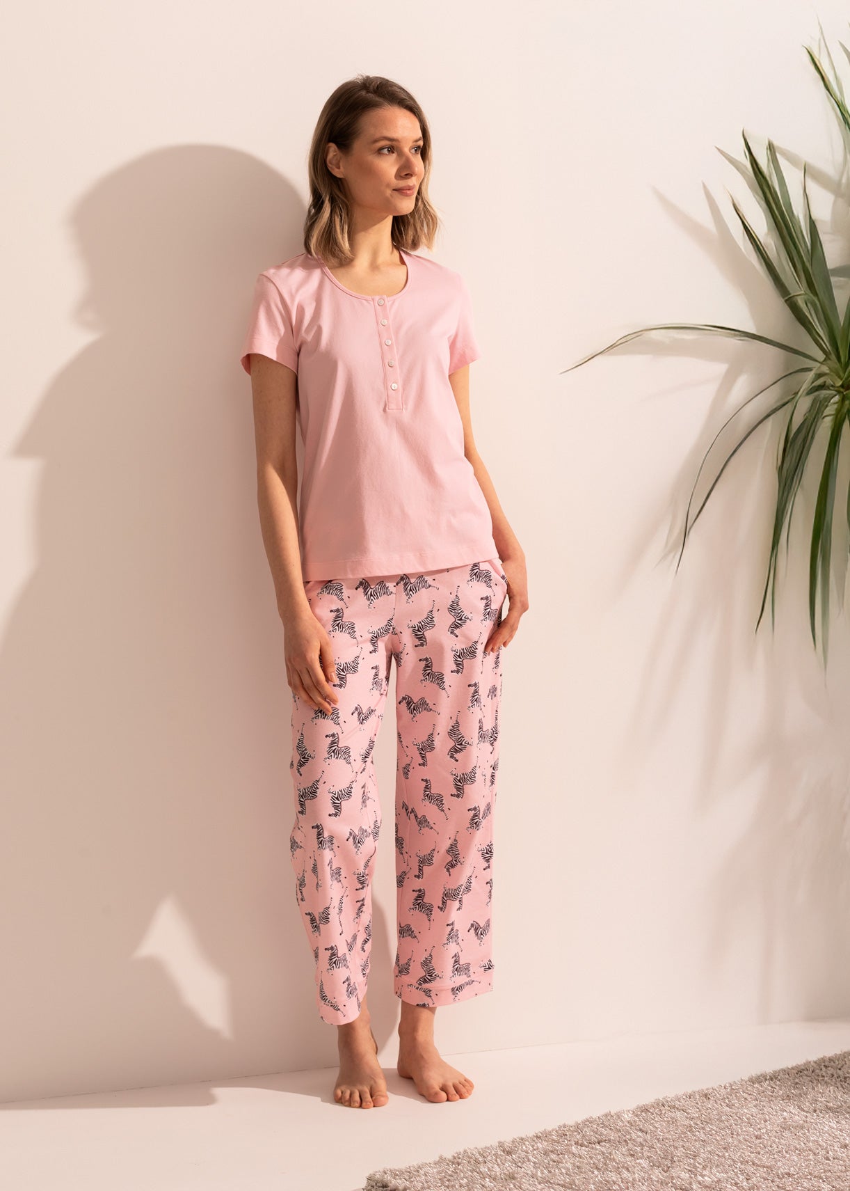 Pijama Damă Alice Bumbac TWIN