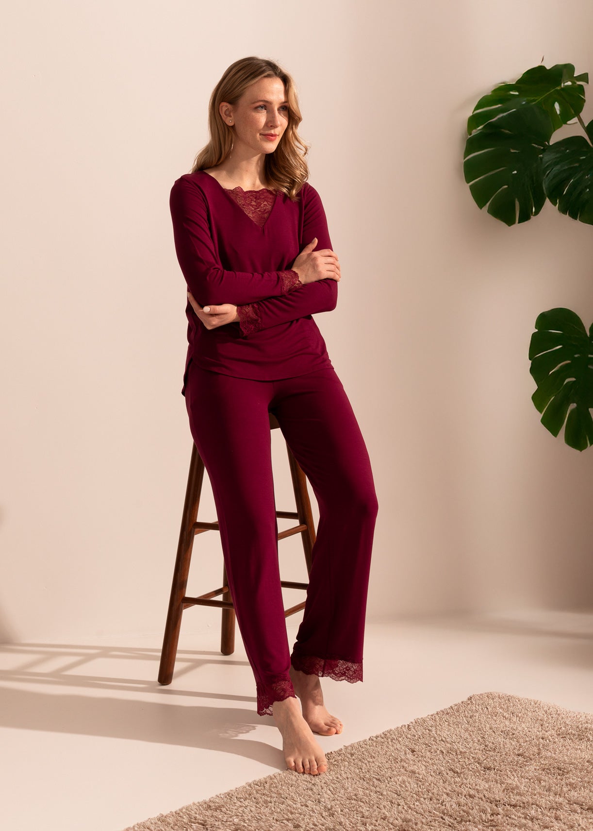 Pijama Damă Alma Modal