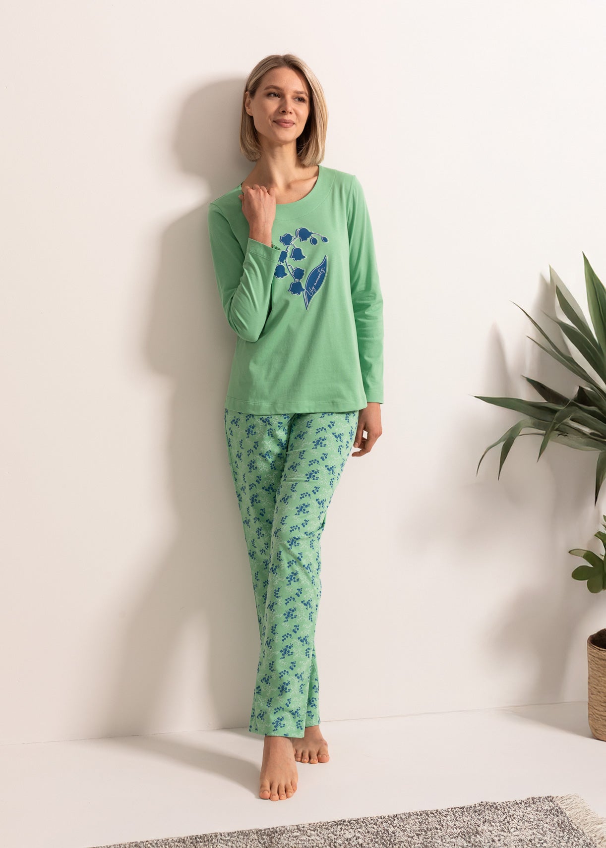 Pijama Damă Malena Bumbac TWIN