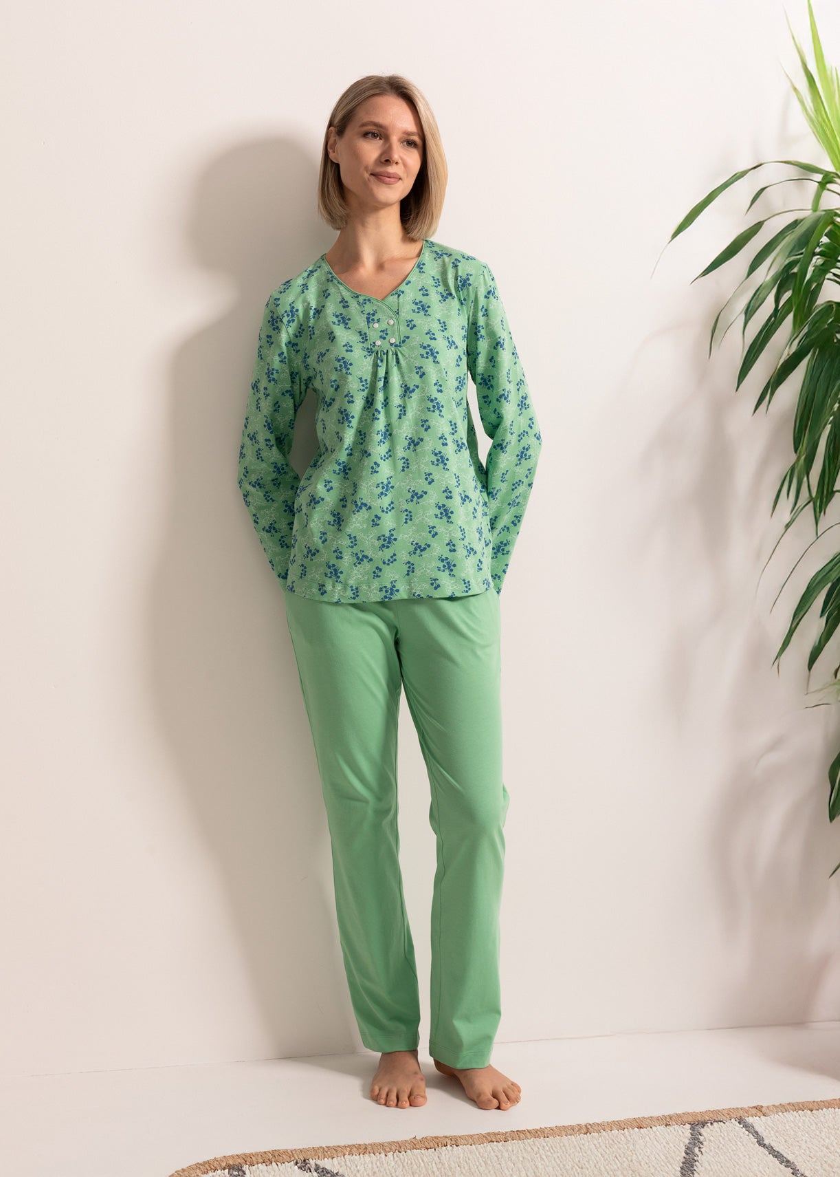 Pijama Damă Malena Bumbac TWIN