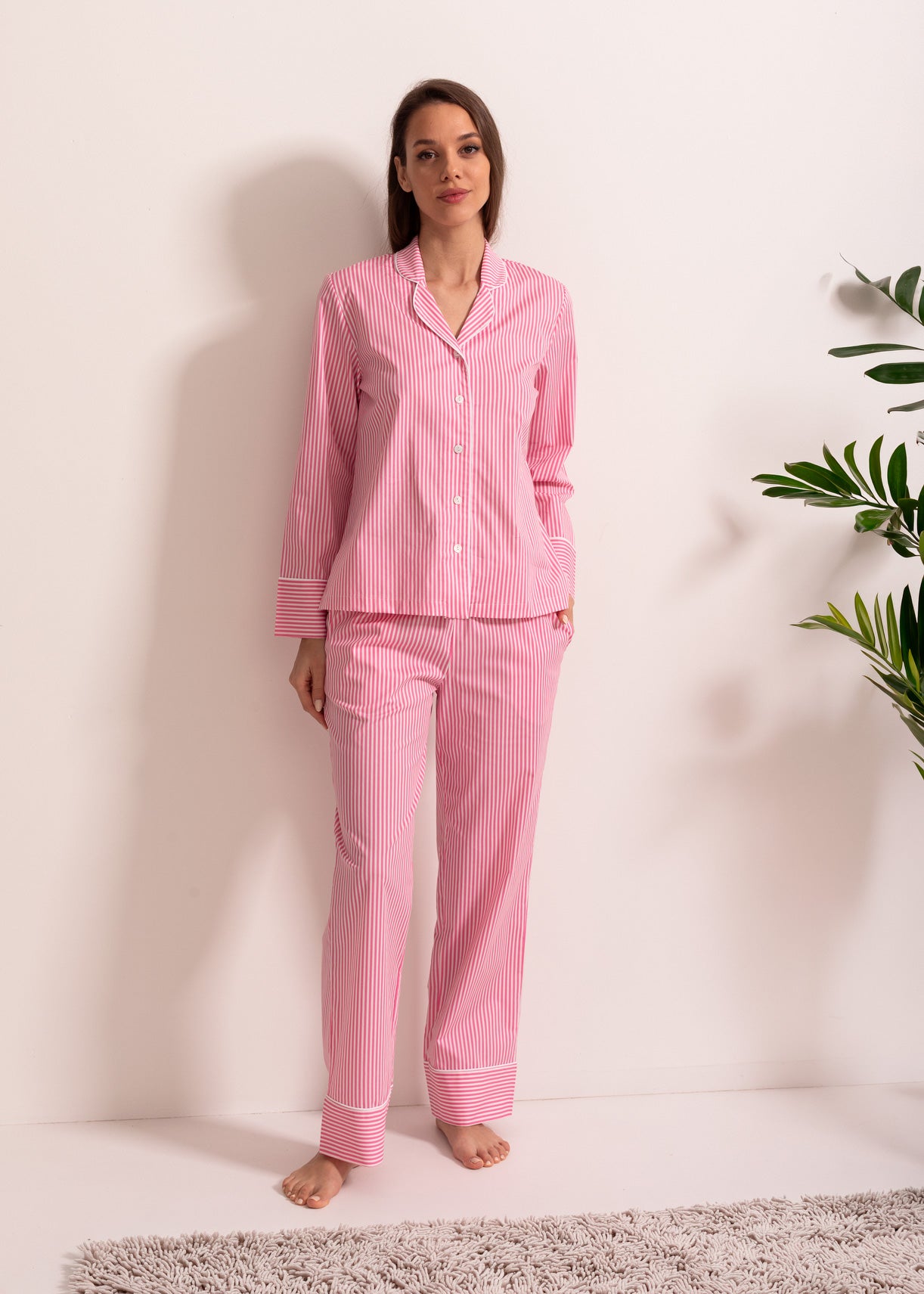 Pijama Damă Valentina Poplin