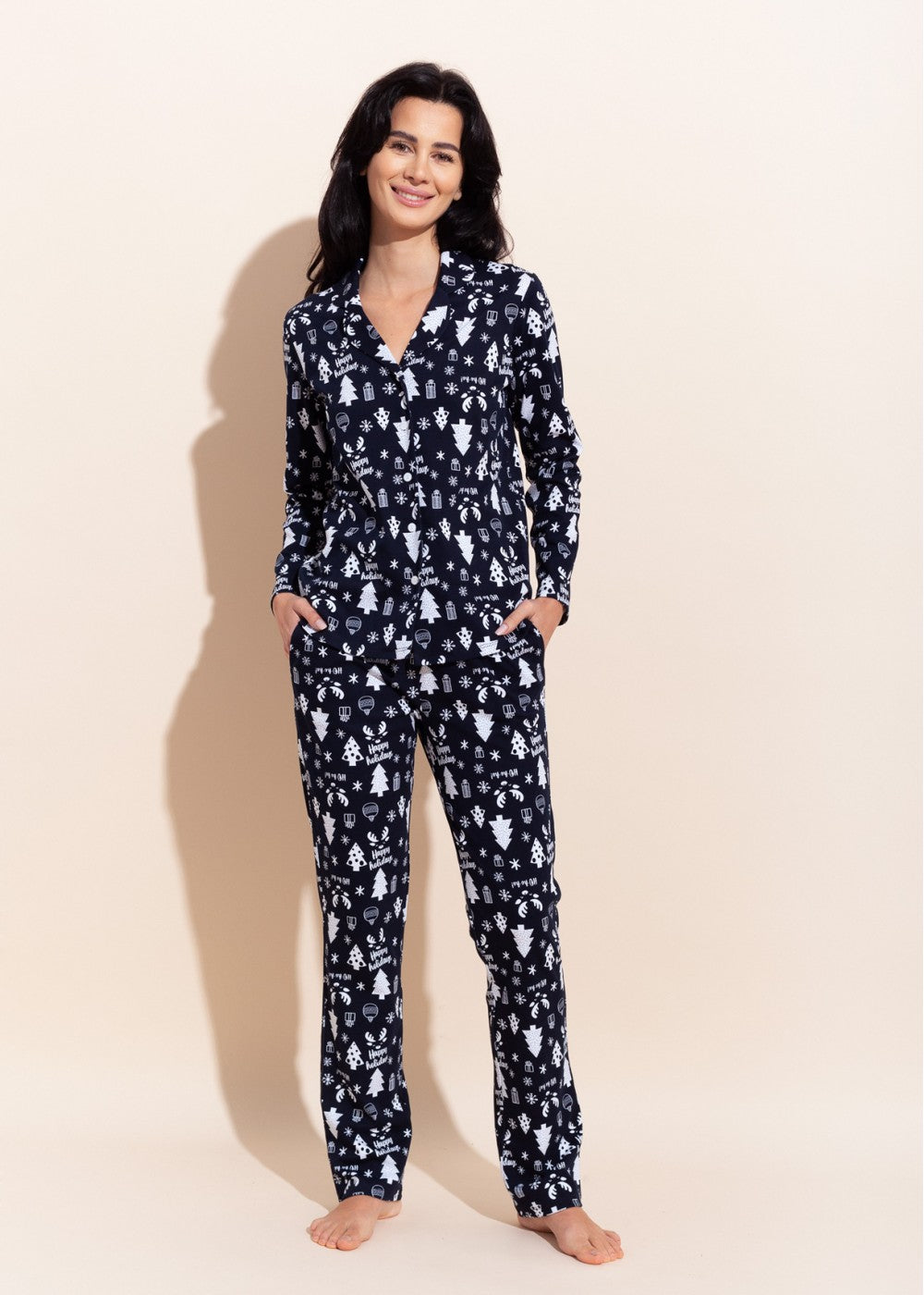 Pijama Descheiată Damă Hohoho