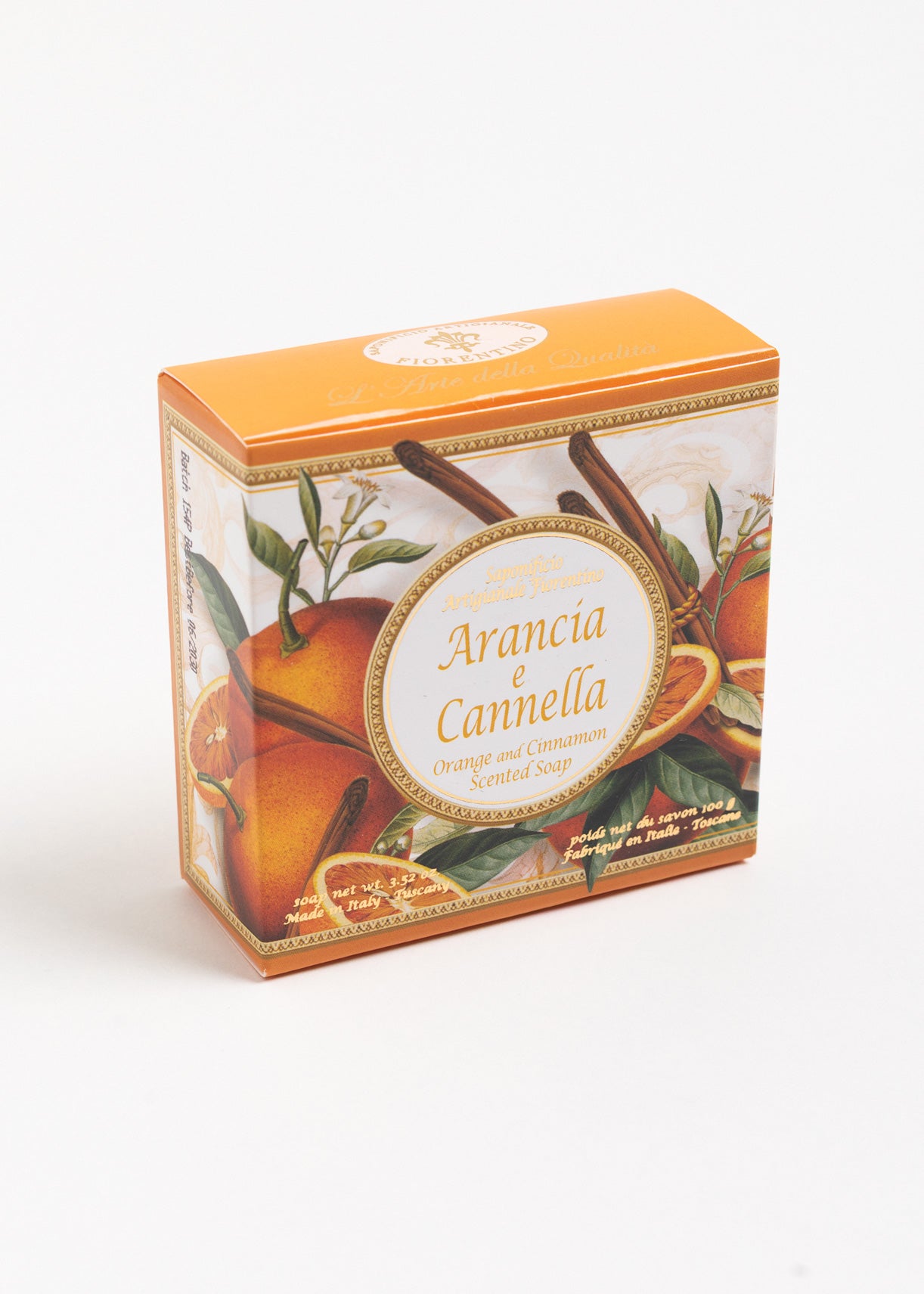 Săpun Natural Fiorentino Portocală Și Scorțișoară-Handmade