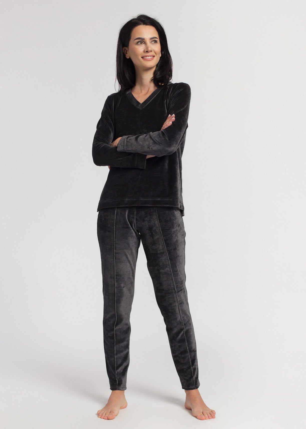 Bluză Damă Velvet Negru