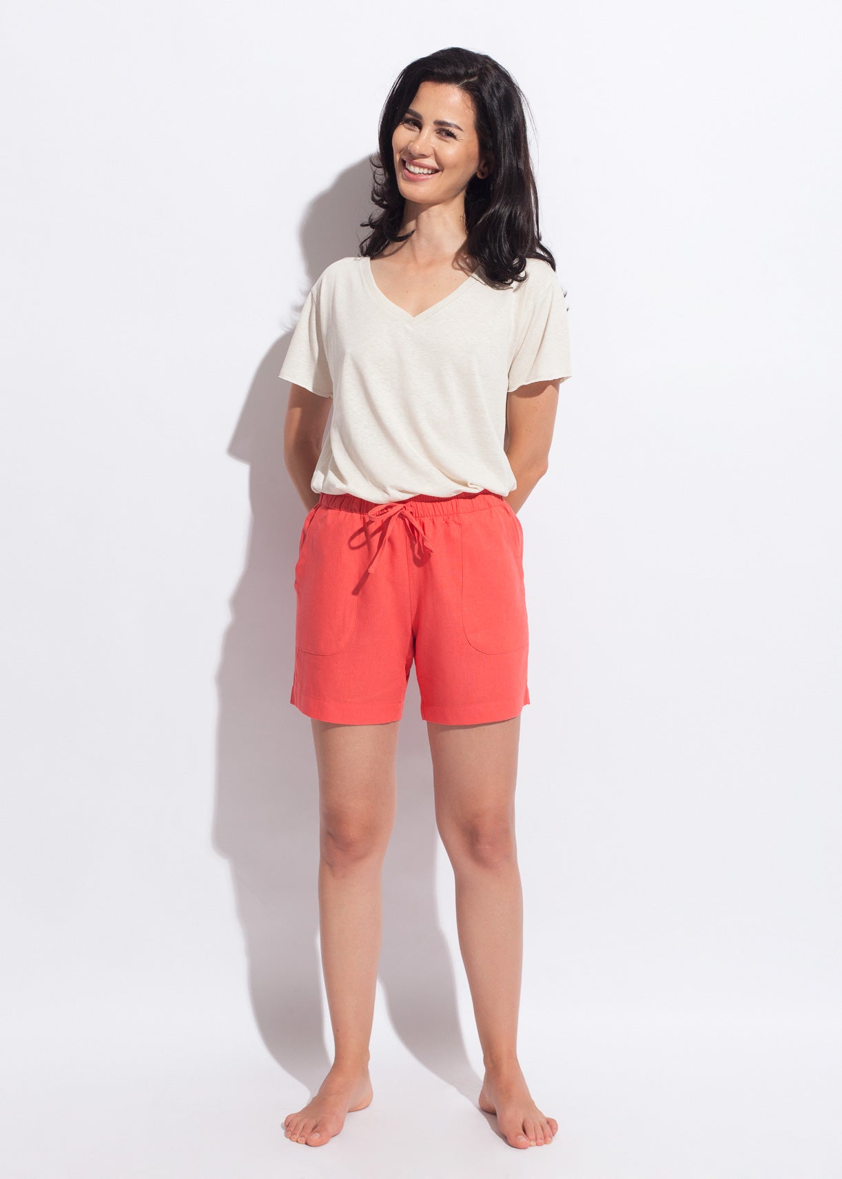 Pantaloni scurți damă Cool Flax In