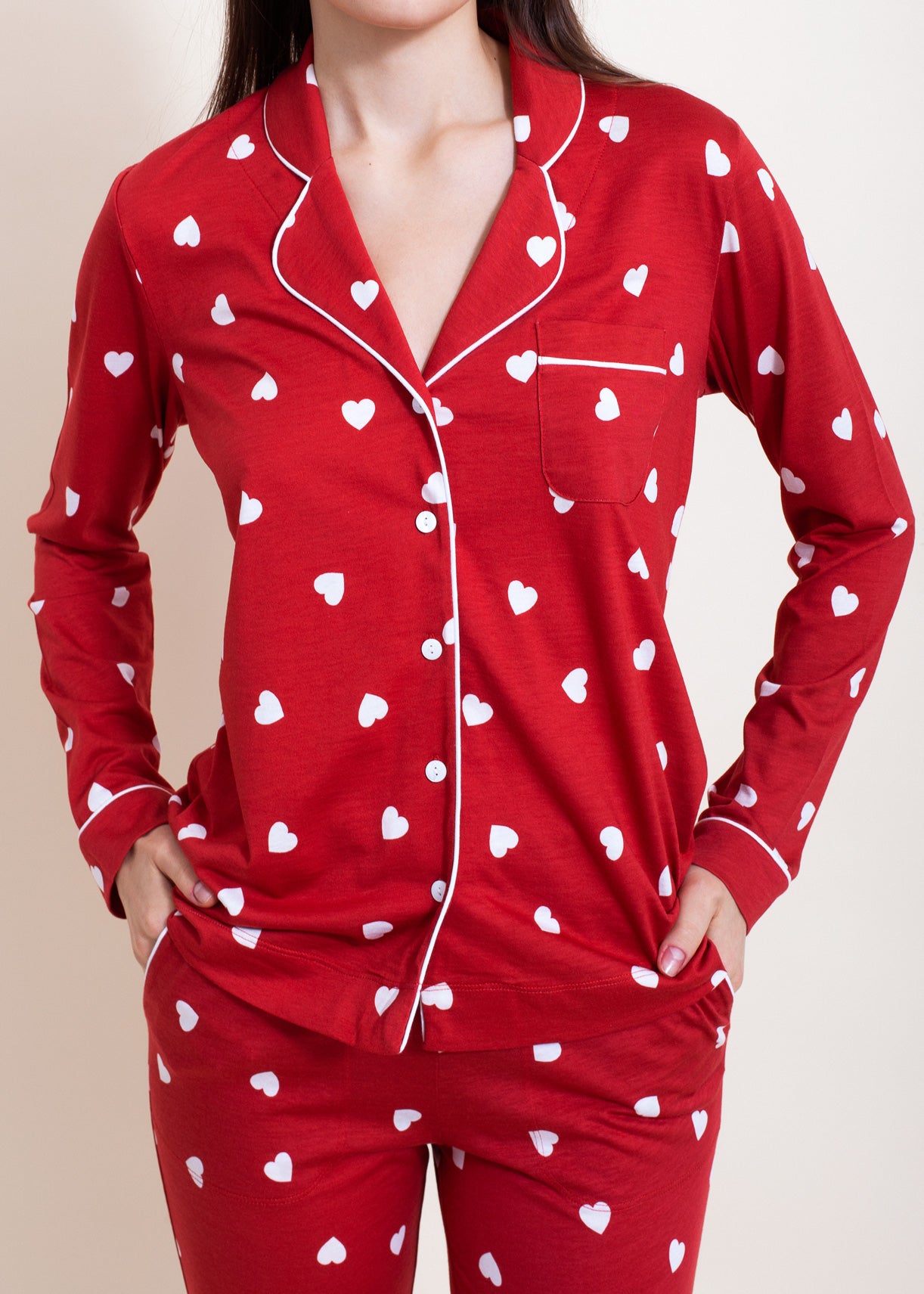 Pijama Damă Hearts Modal