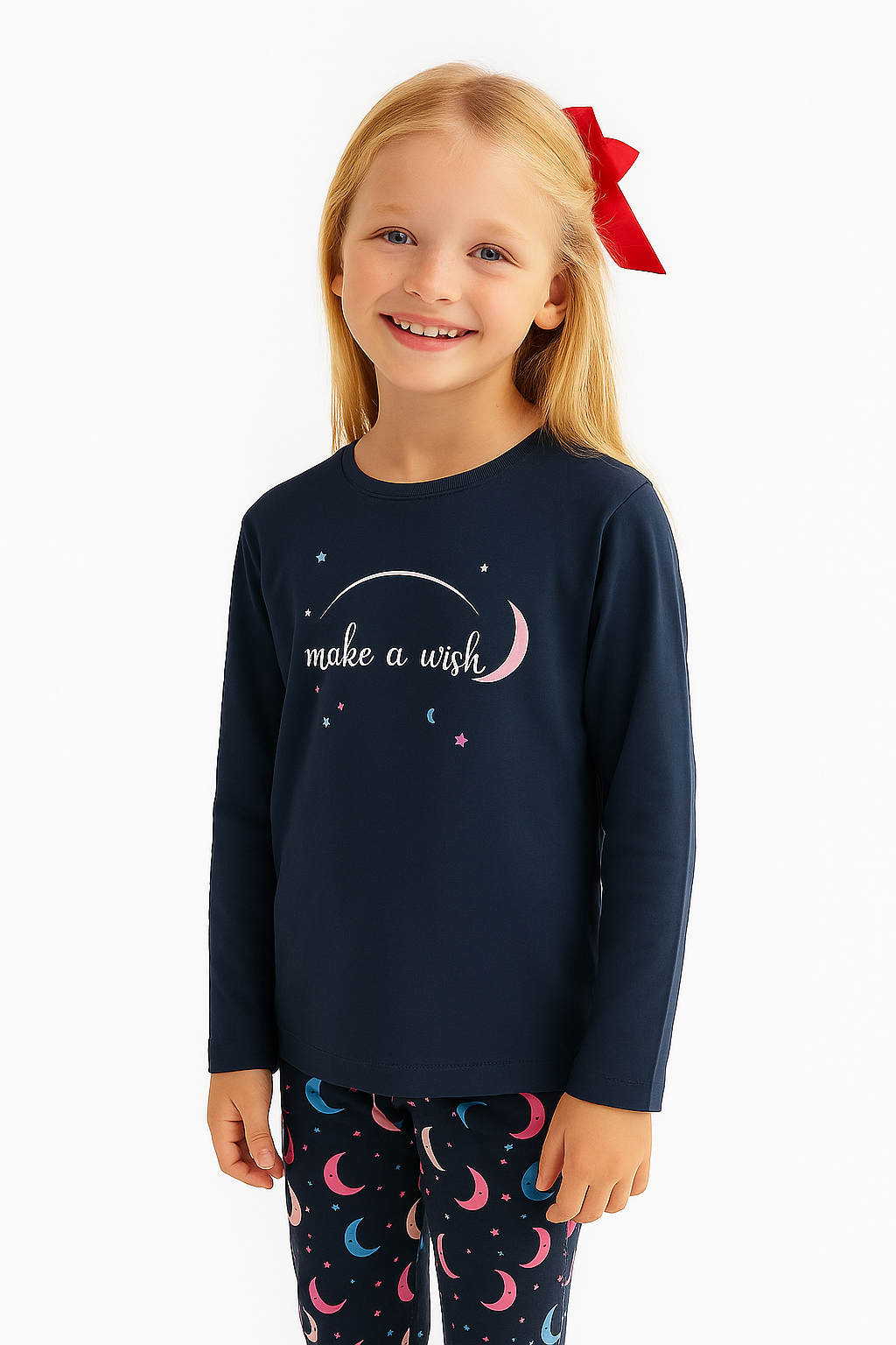 Pijama Copii Moon Bumbac