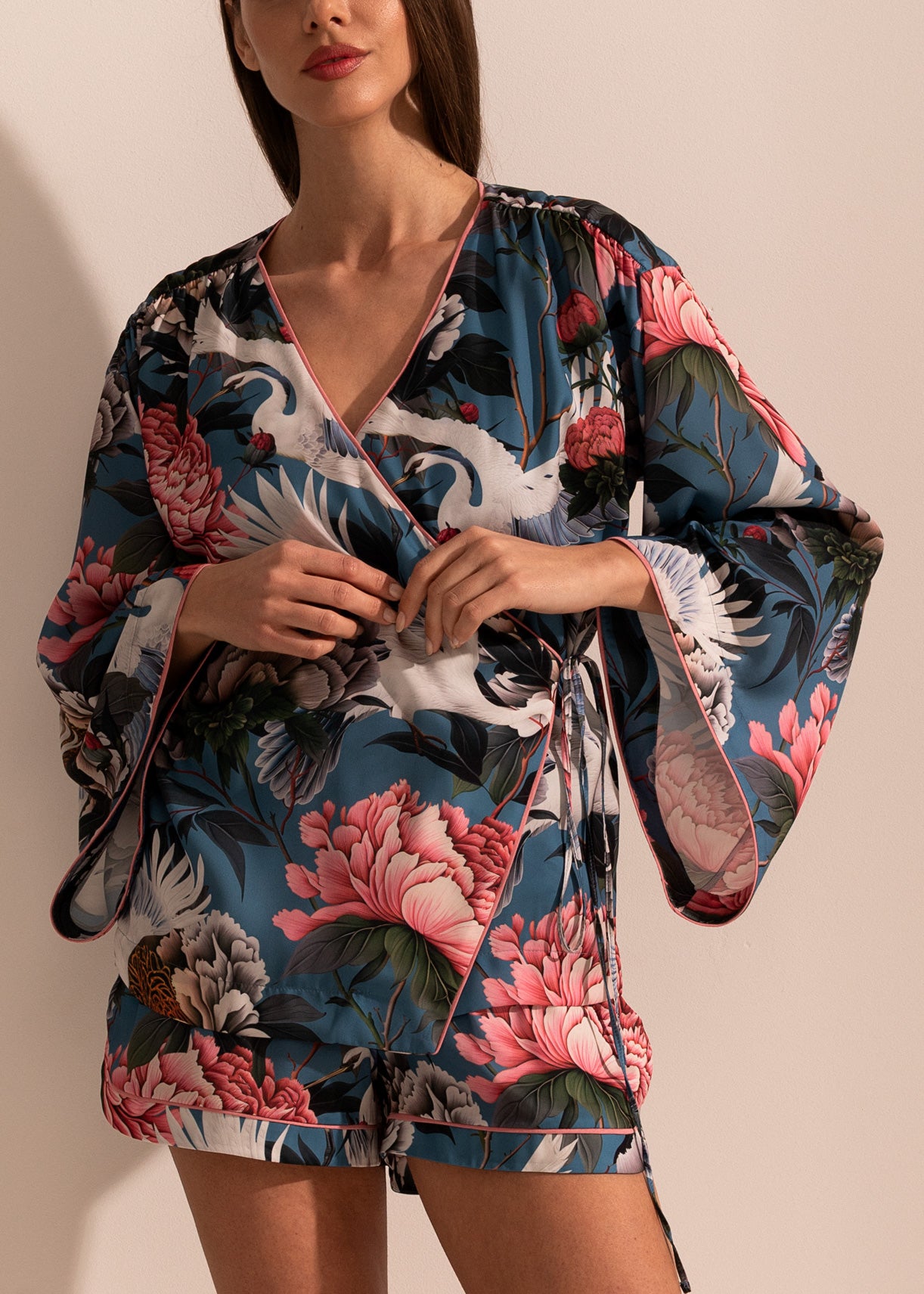 Set Damă Beatrice Satin și Modal