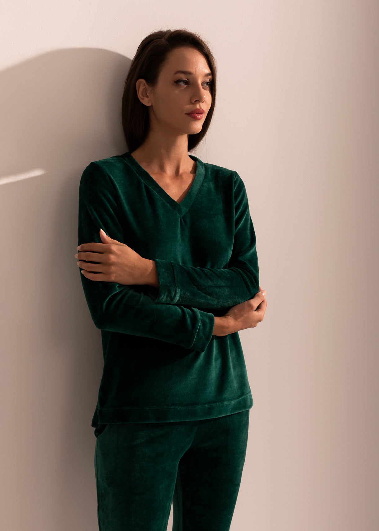 Bluză Damă Velvet Verde