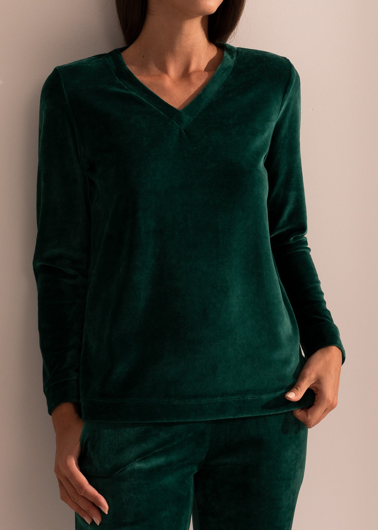 Bluză Damă Velvet Verde