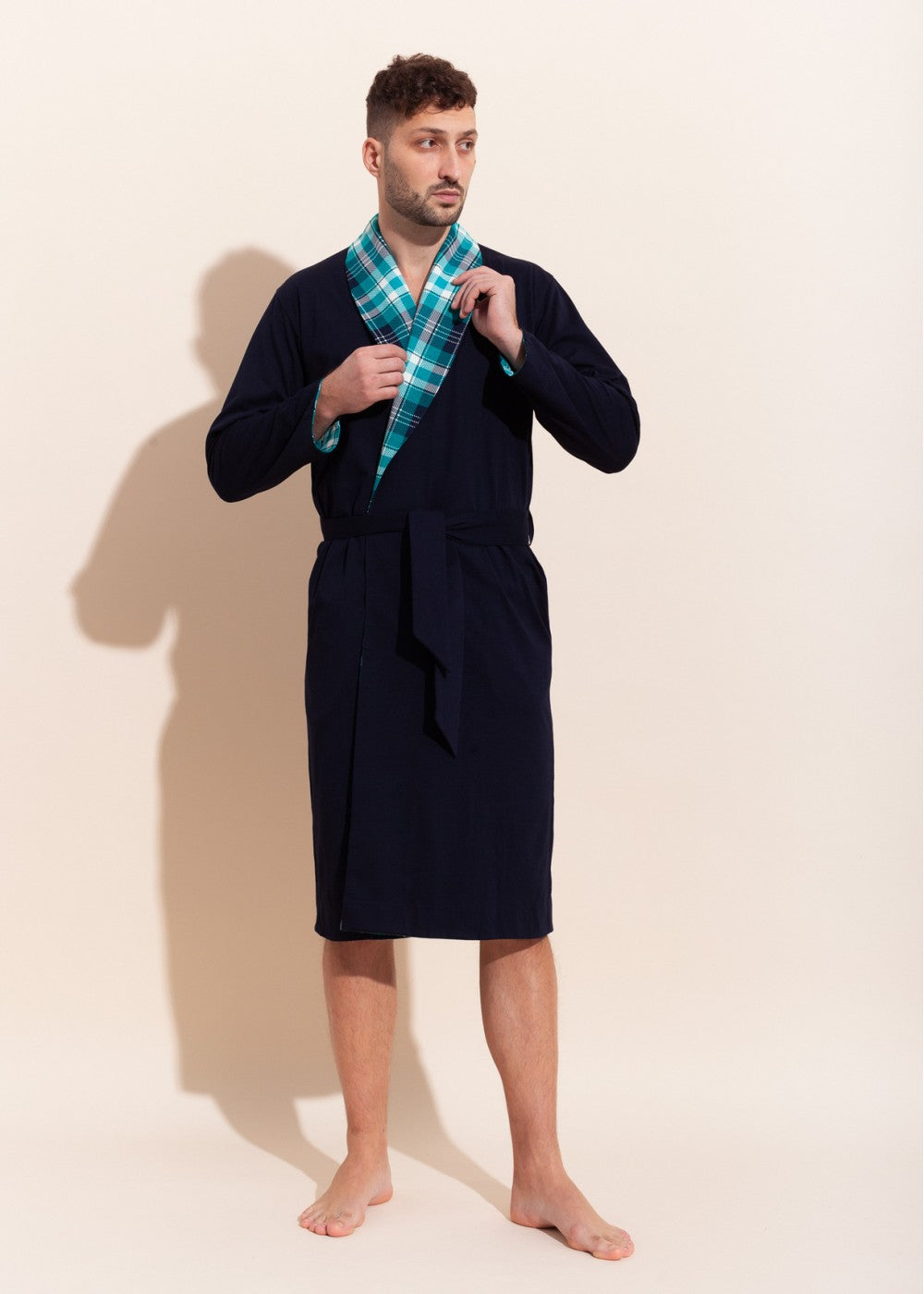 Halat Bărbați Tartan Winter Bumbac TWIN