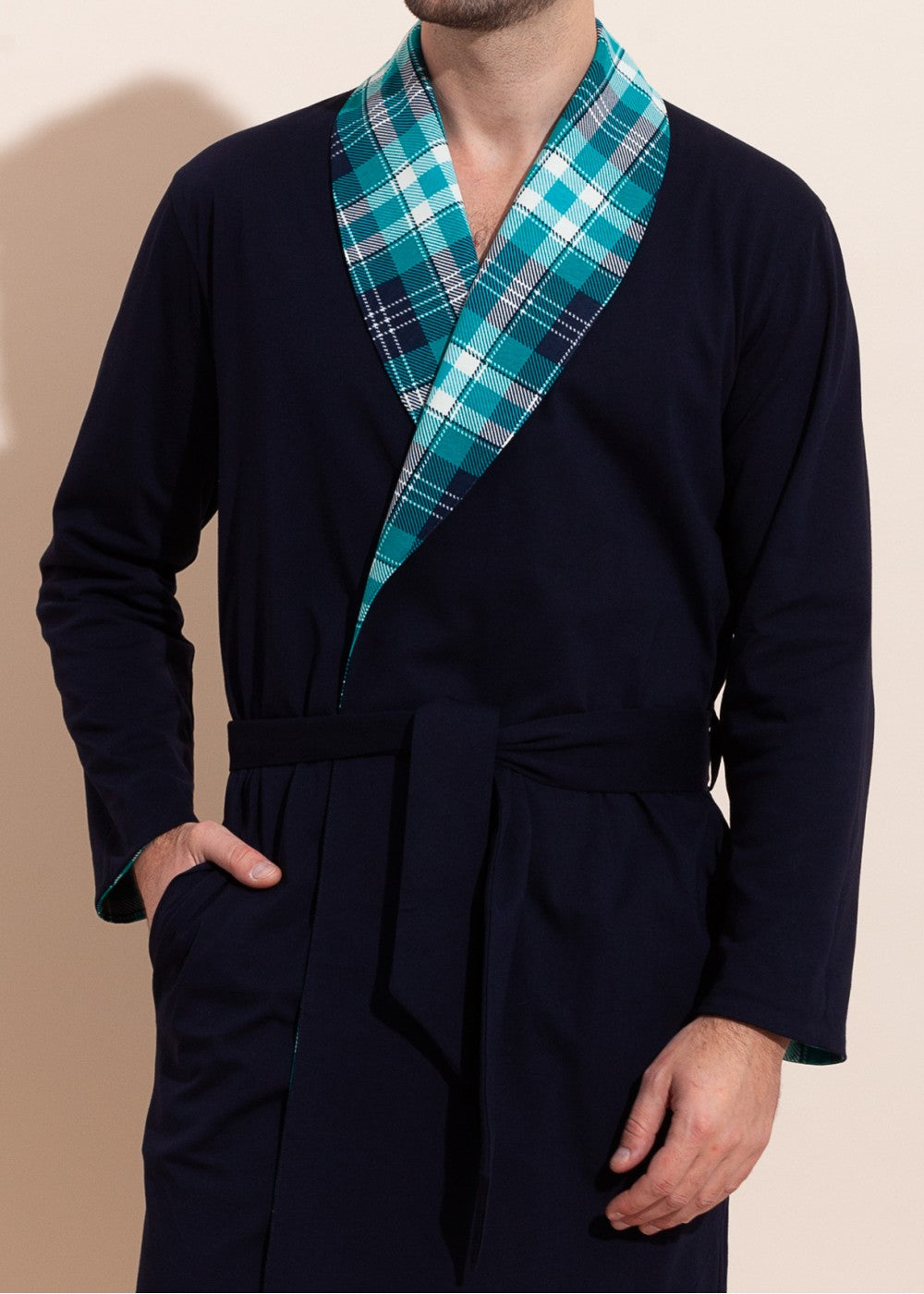 Halat Bărbați Tartan Winter Bumbac TWIN
